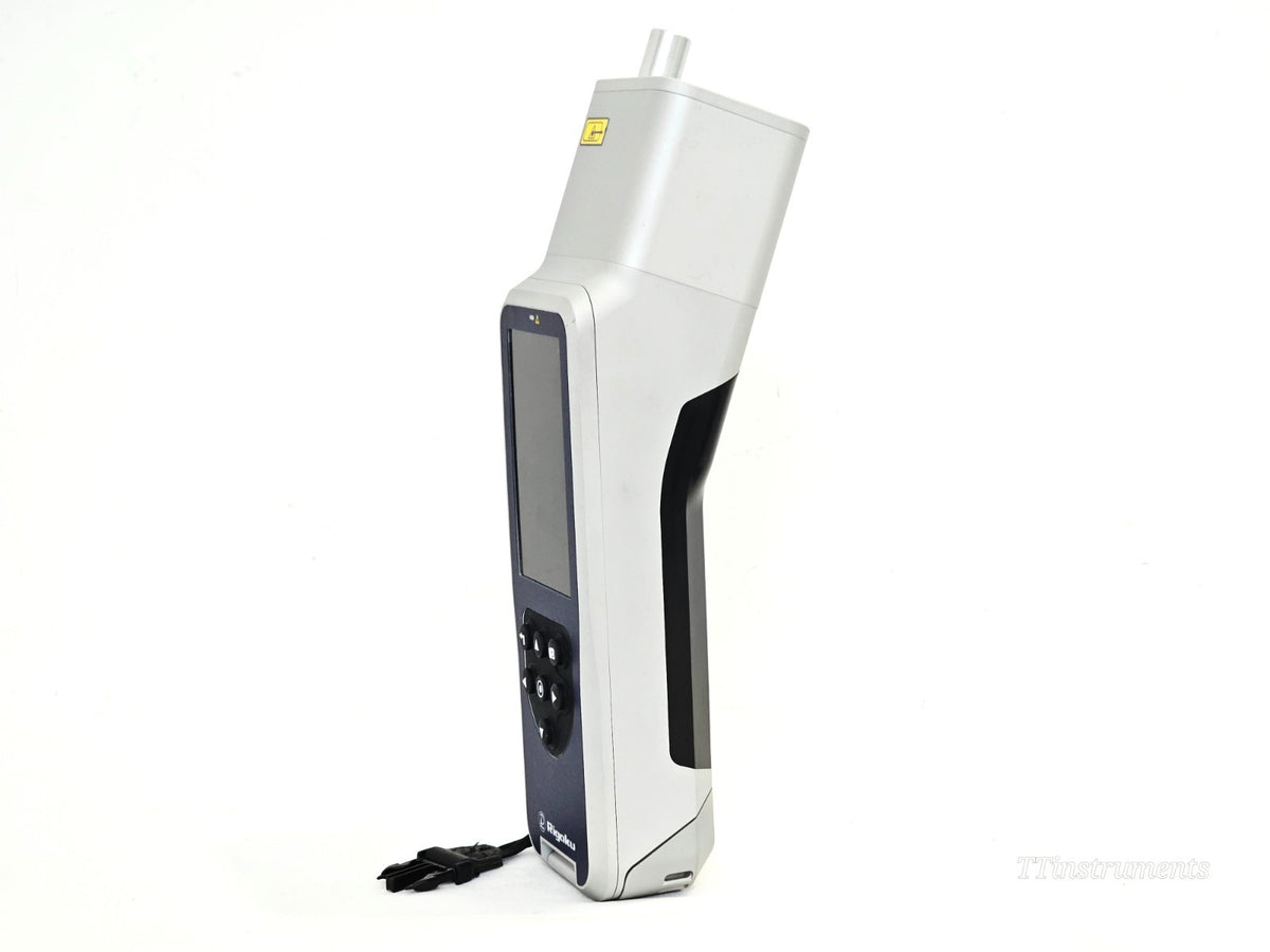 Rigaku Progeny spectrometer rear view showing battery and ports