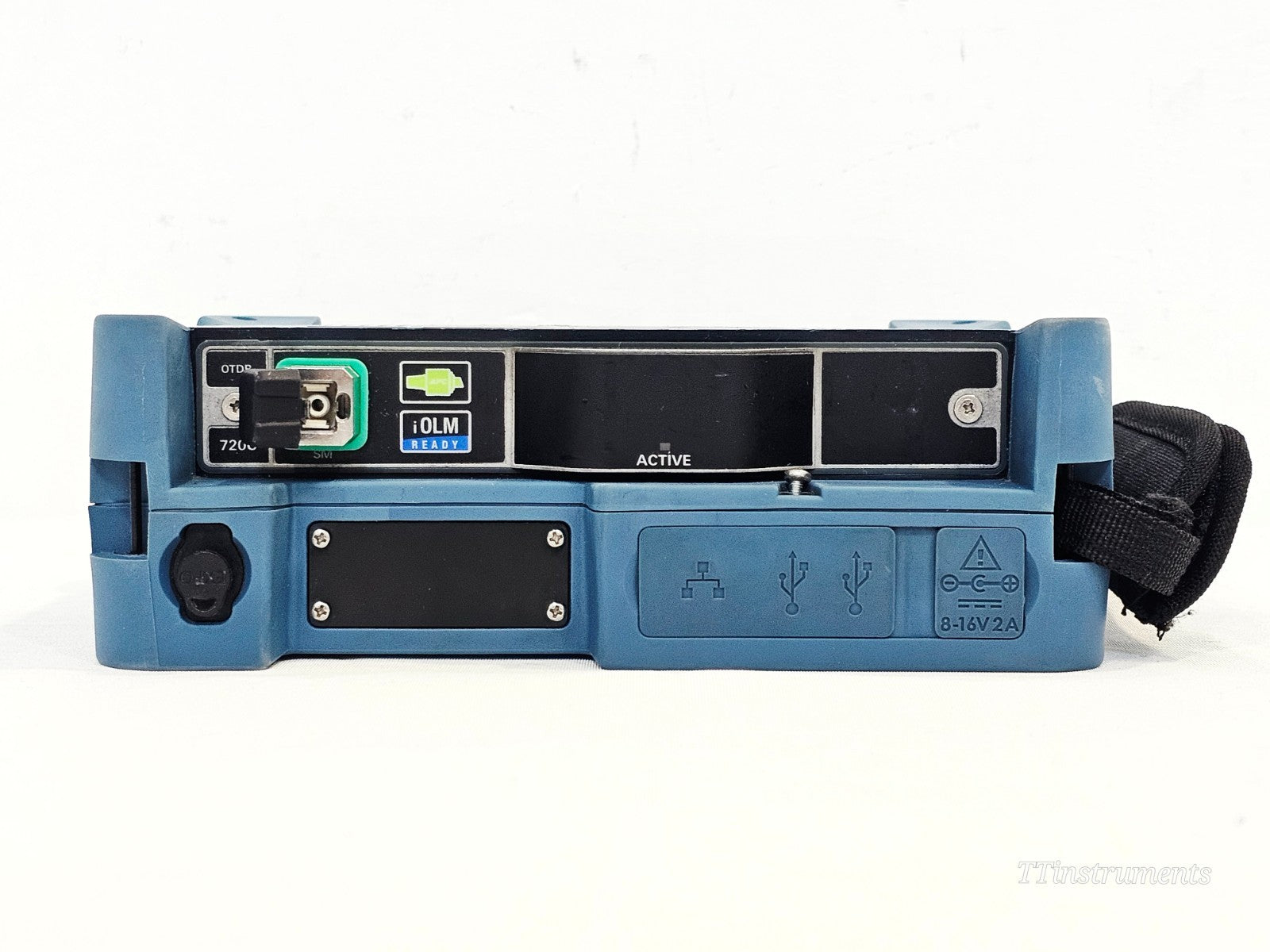 EXFO MAX-720C-SM1-EA OTDR connector port close-up single-mode optical interface