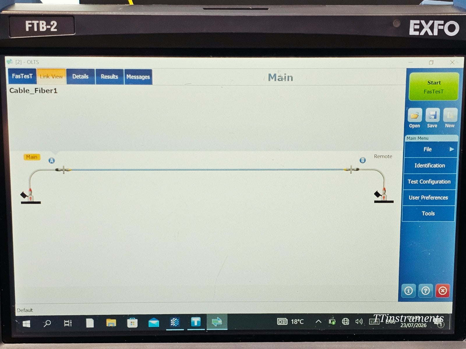 EXFO Calibrated FTB-2 with FTBx-720C OTDR 1310/1550 + FTBx-945 OLTS MFD 202022