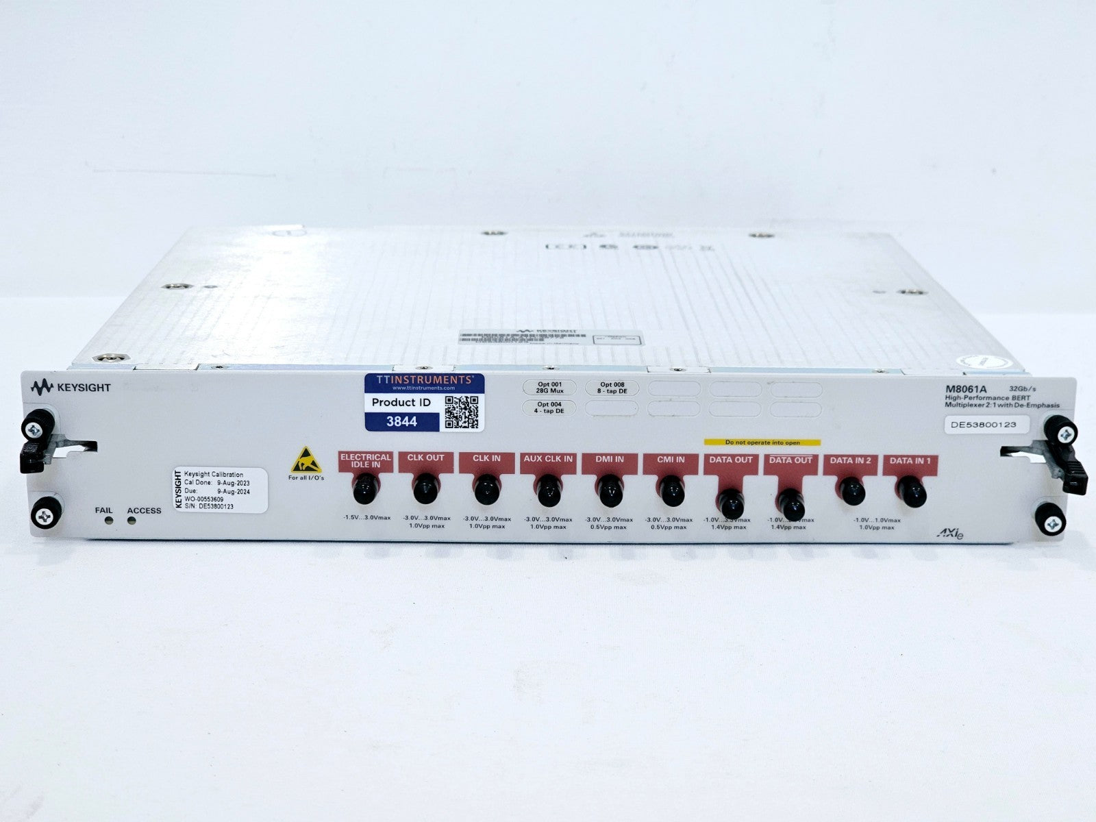 Keysight M8061A-ATO-36772 J-BERT 32 Gbaud High-Performance BERT Opt 001/004/008