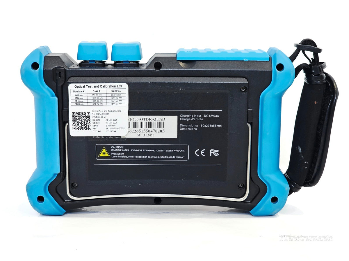 FibreFox FF600 Quad OTDR 850/1300 MM 1310/1550 SM SC-PC4