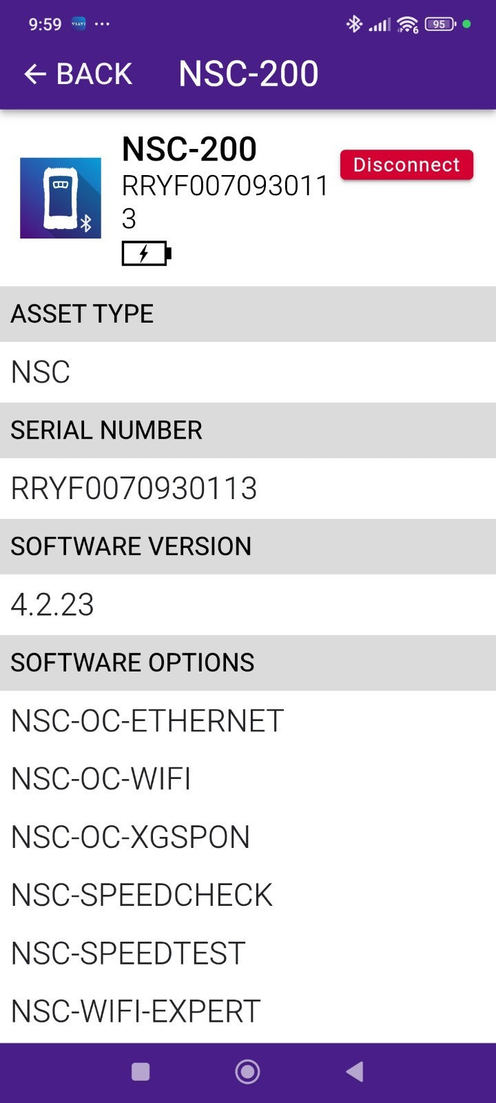 NEW VIAVI NSC-200 Network & Service Companion XGSPON ETHERNET WIFI SPEEDCHECK1