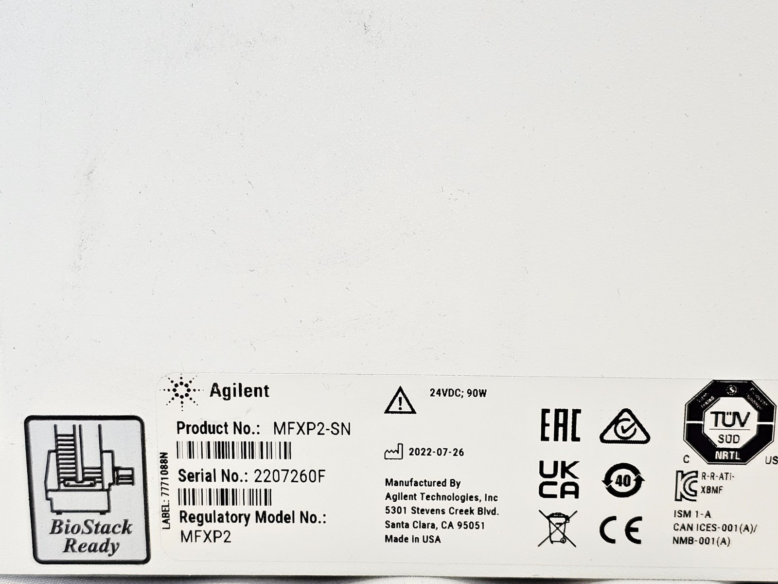 Agilent BioTek MultiFlo FX MFXP2 Multimode Dispenser Microplate Washer MFD 20228