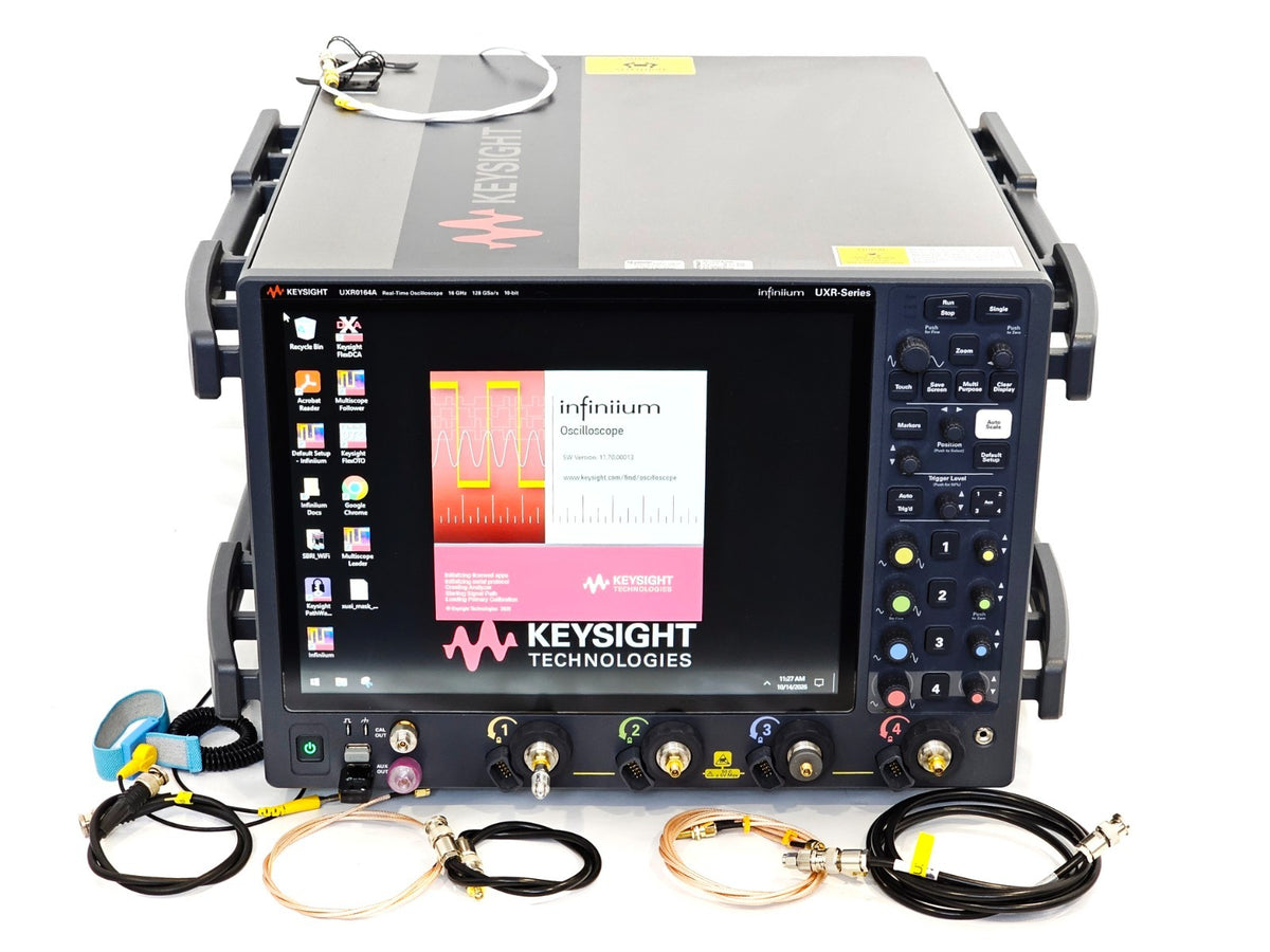 Keysight UXR0164A Real-Time Oscilloscope 16 GHz 4 Channels 10 bit ADC 128 GSa/s0