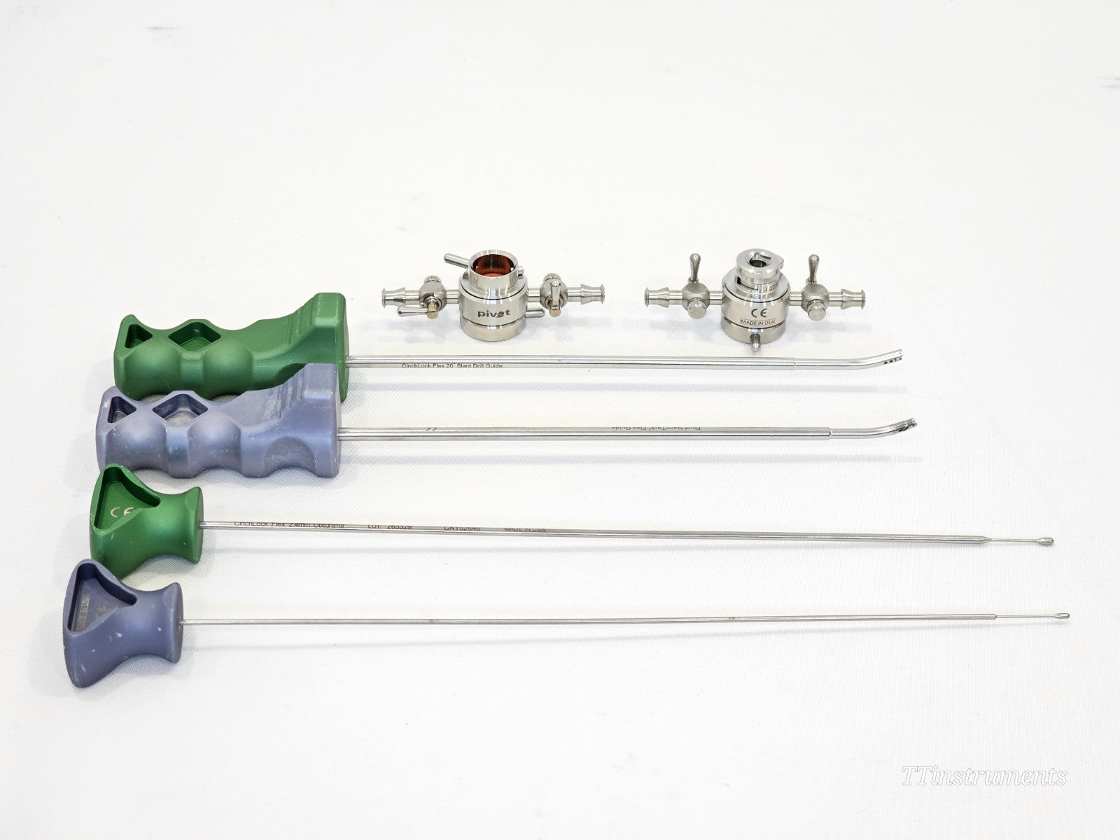 Stryker arthroscopic punch and hook instruments from hip arthroscopy tray