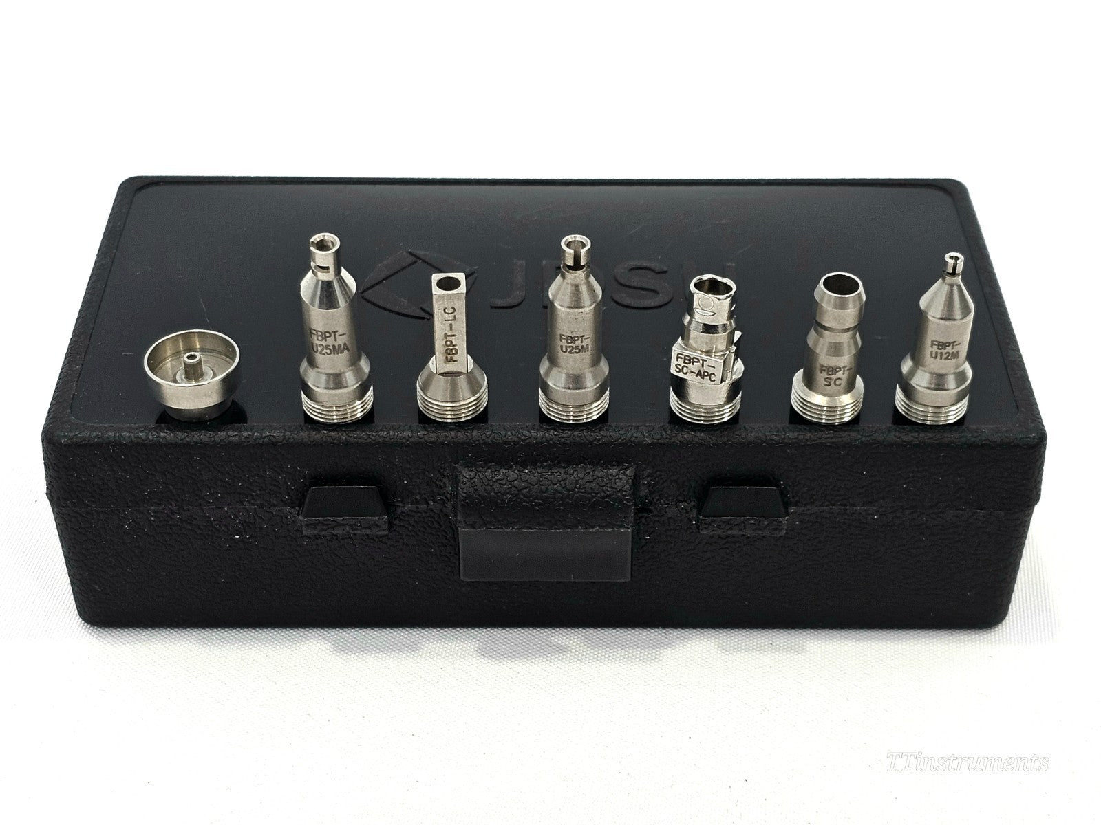 Viavi JDSU T-BERD 2000 side view showing module bay and port connections