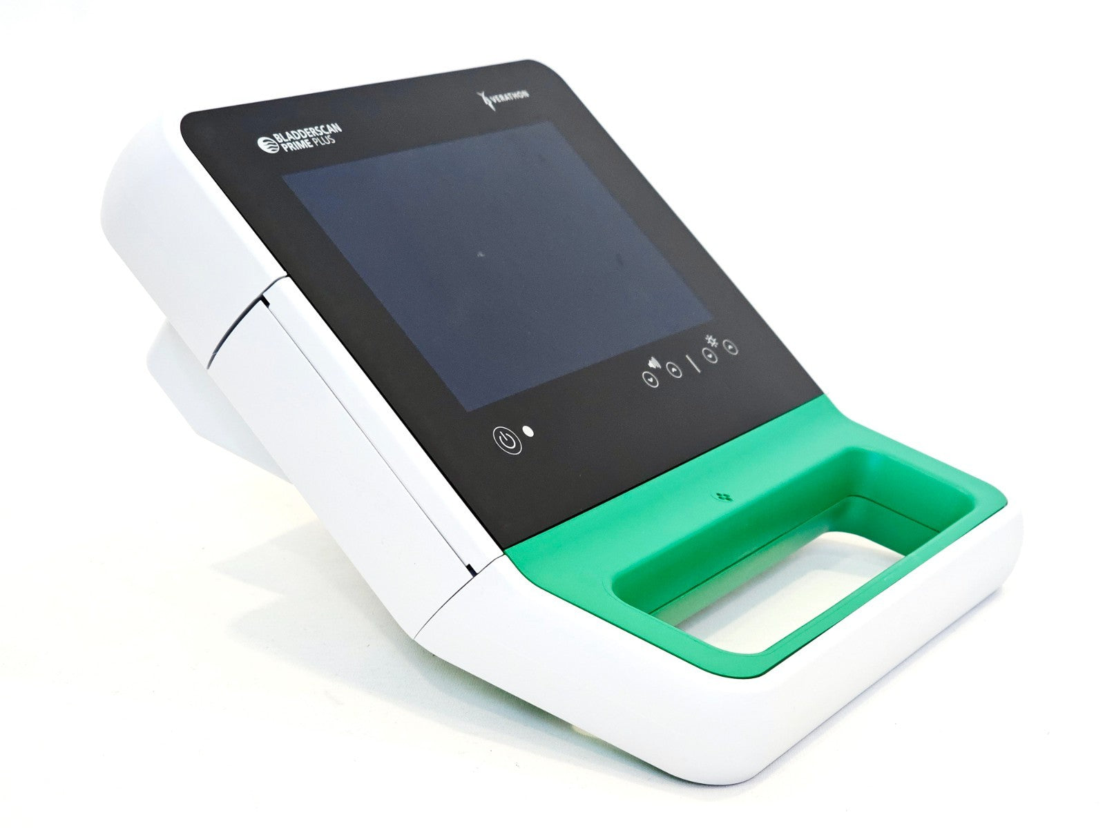 Verathon BladderScan display screen showing bladder volume measurement readout