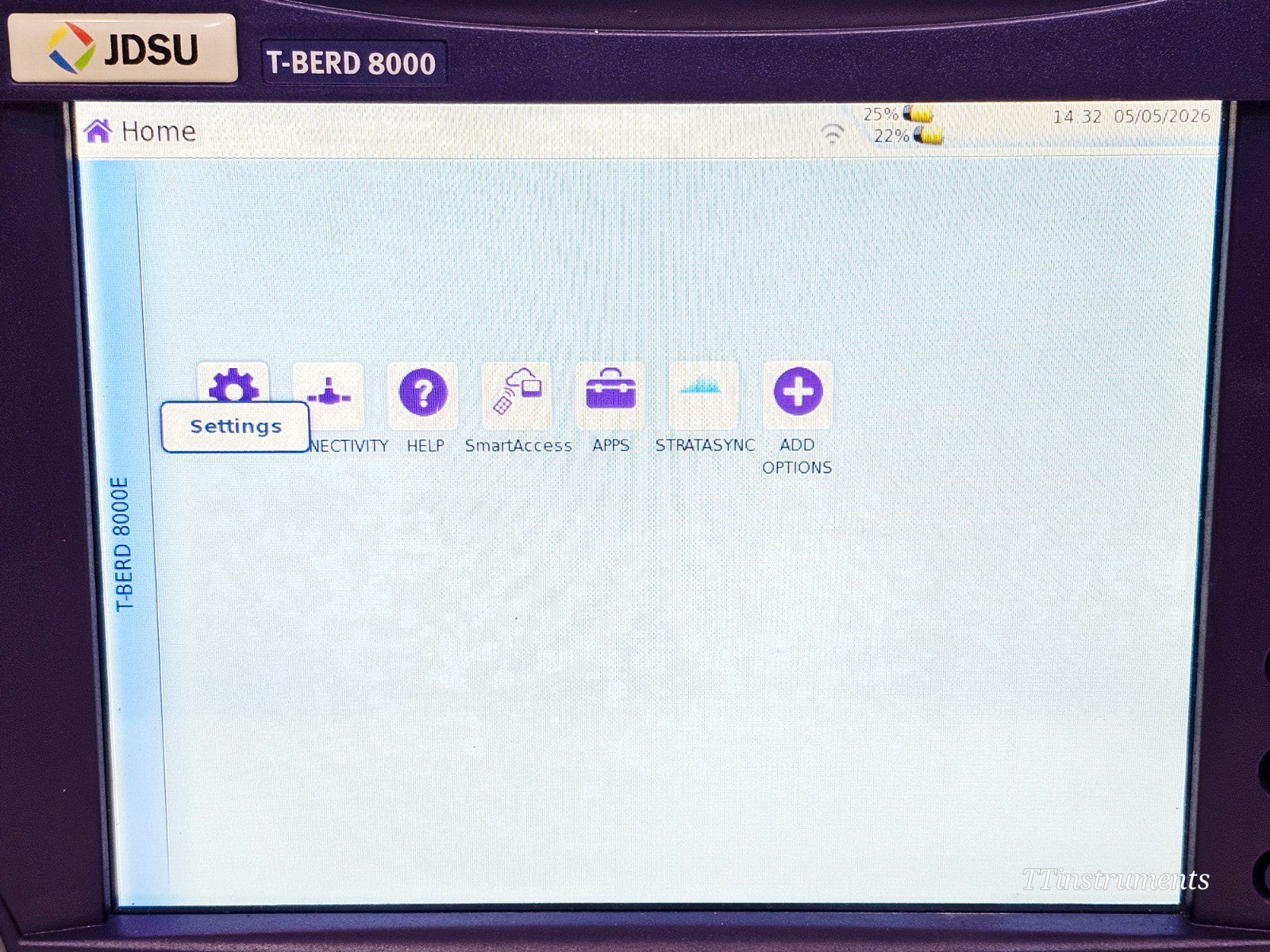 Viavi T-BERD 8000E V2 Mainframe with C8200 Dual Module Carrier8