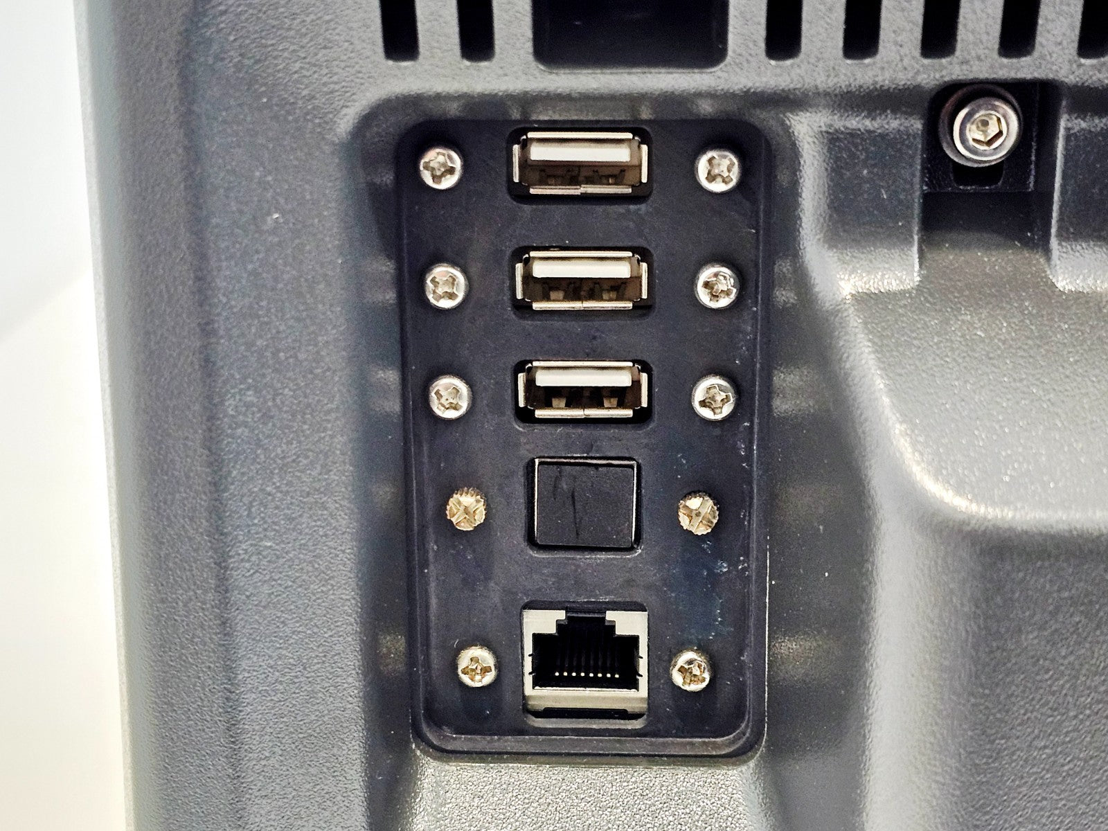 Bio-Rad GelDoc control interface and panel close-up