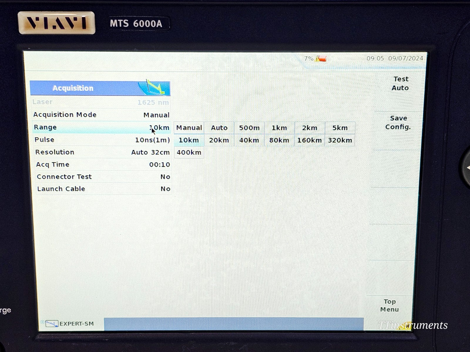 VIAVI MTS 6000A V2 Platform + 81162C 1625nm Filtered OTDR Module SC-APC 47.5 dB14