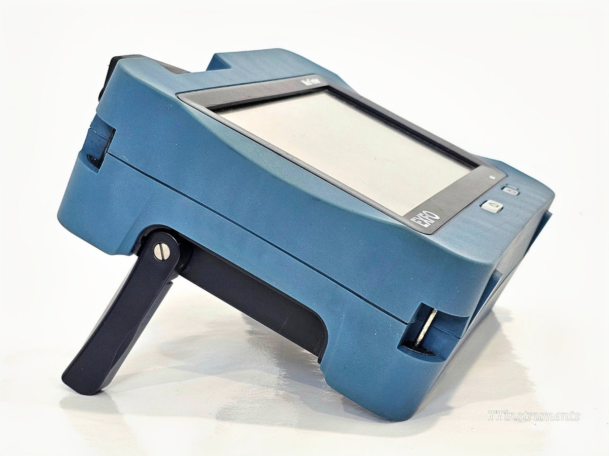 EXFO MAX-730C-SM2-EA fiber optic tester rear view and housing