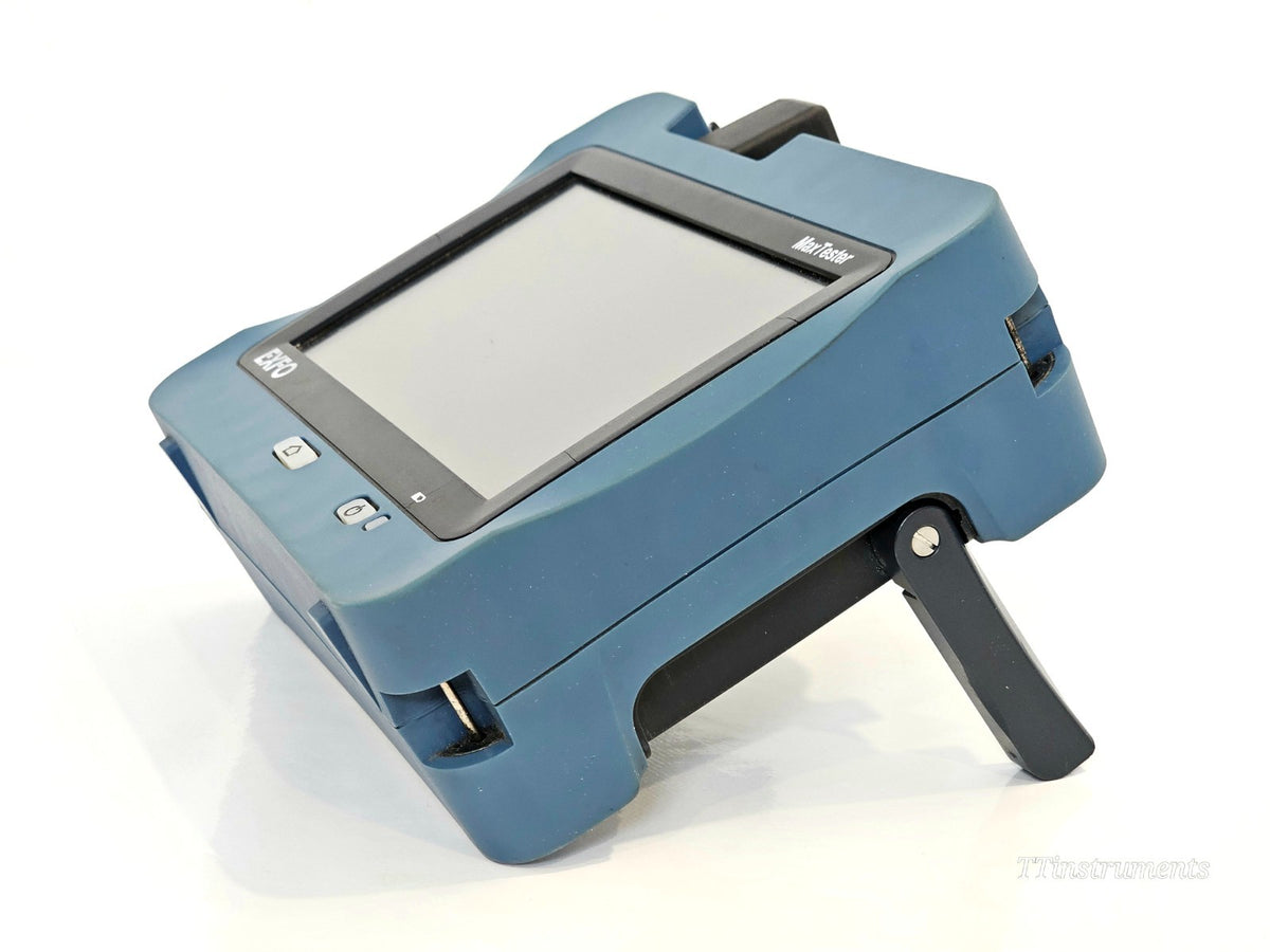EXFO MAX-730C singlemode OTDR side port detail and connectors