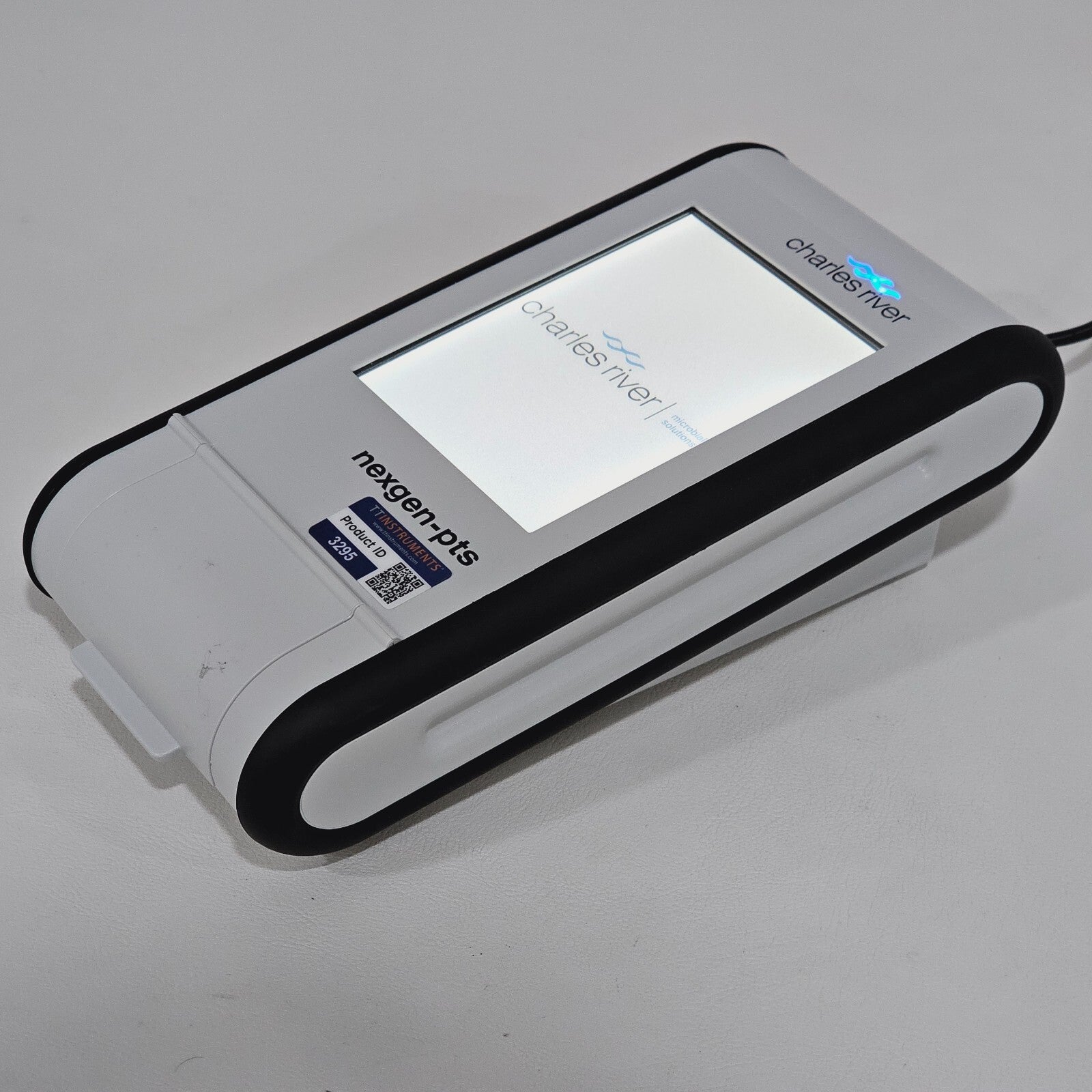 Charles River nexgen-PTS PTS150 side profile showing compact handheld form factor