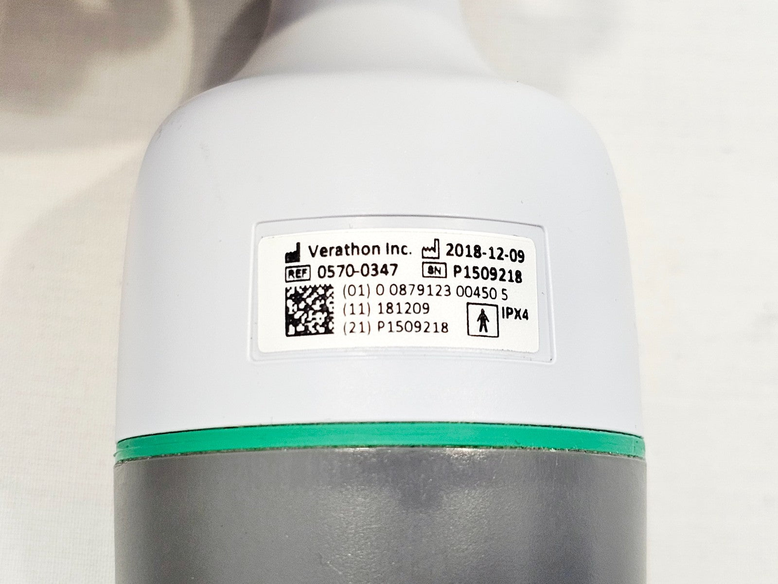 Verathon BladderScan charging dock cradle detail used bladder volume scanner