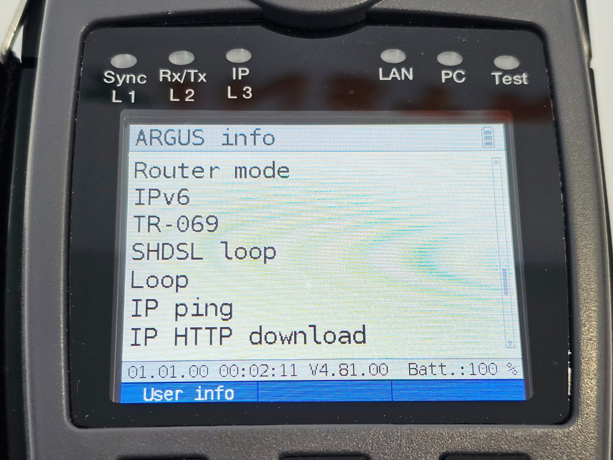 Intec Argus 166 GigE + ADSL Annex B (i) & J VDSL SHDSL ISDN Ethernet TDR & More14