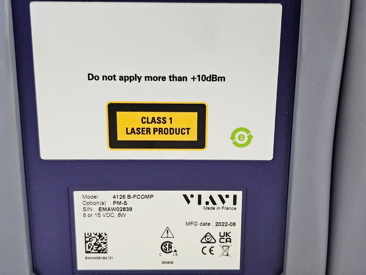 2x Brand NEW VIAVI MTS 4000 V2 & 4126B-FCOMP OTDR Module Bi-Directional Testing7