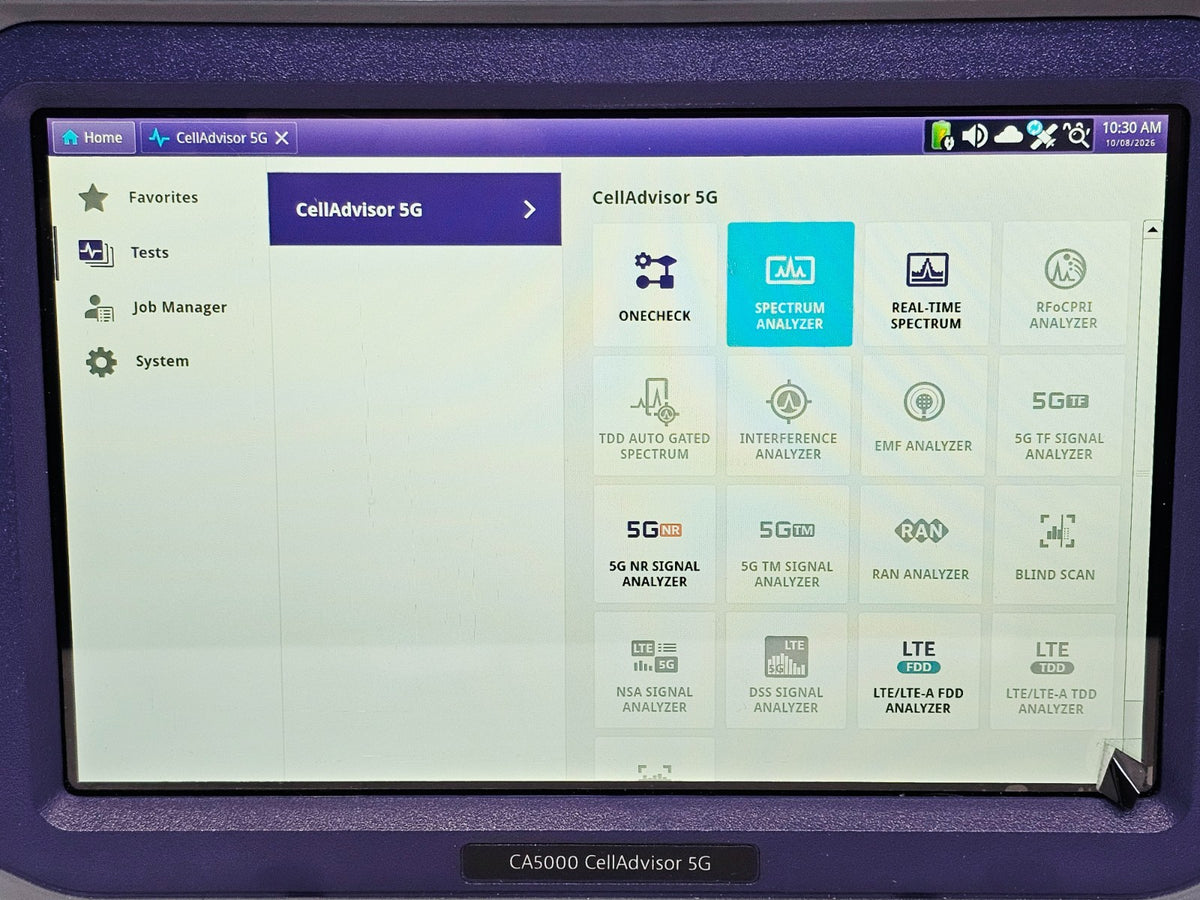 Viavi CA5000 CellAdvisor 5G NR + LTE/LTE-A FDD Signal Analyzer with ccessories15