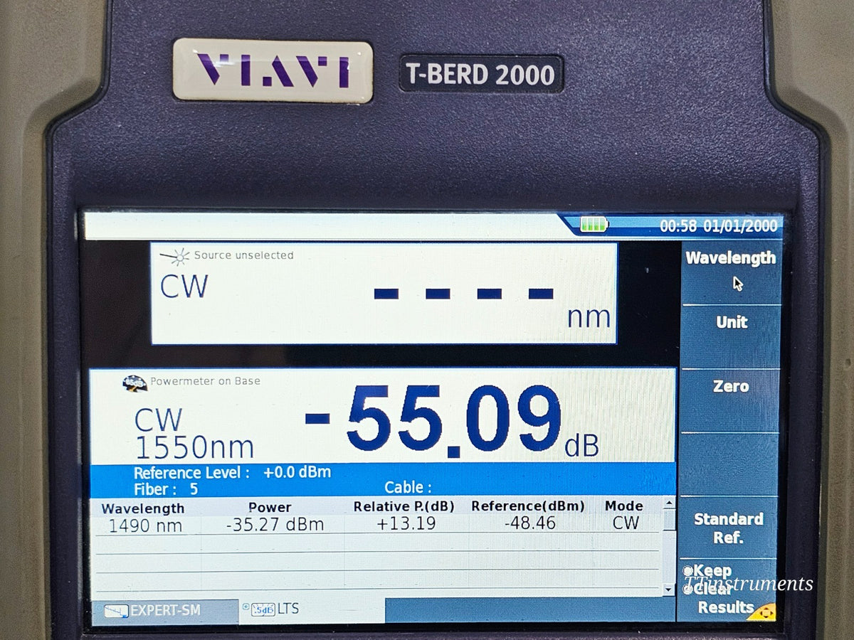 VIAVI T-BERD 2000 + 4126 MA2 OTDR 1310/1550nm SM Metro-Access Kit15