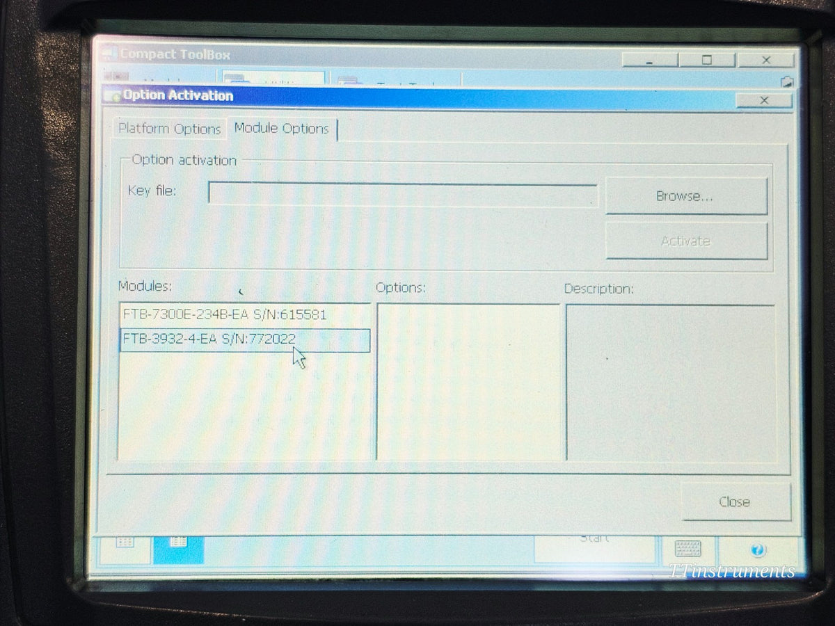 EXFO FTB-200 V2 OTDR 1310/1550/1625nm FTB-7300E-234B + FTB-3932 MultiTest16
