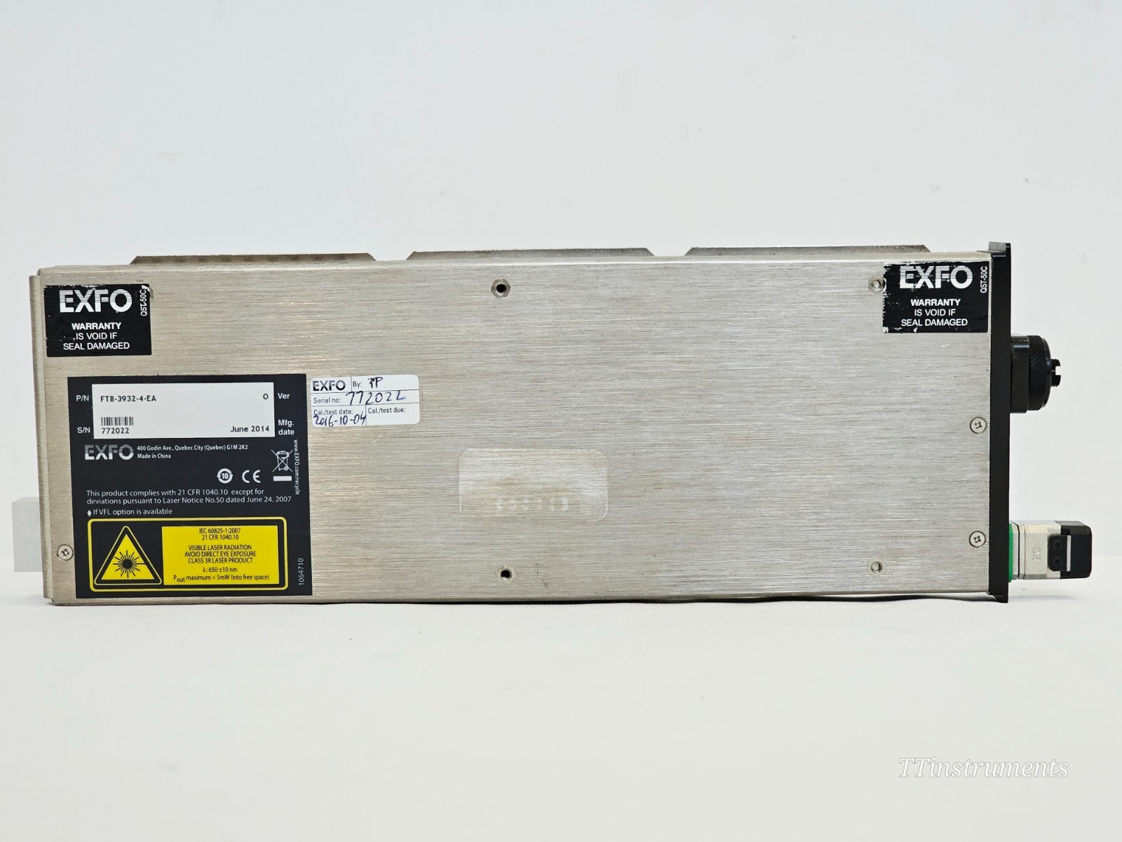 EXFO FTB-200 V2 OTDR 1310/1550/1625nm FTB-7300E-234B + FTB-3932 MultiTest9