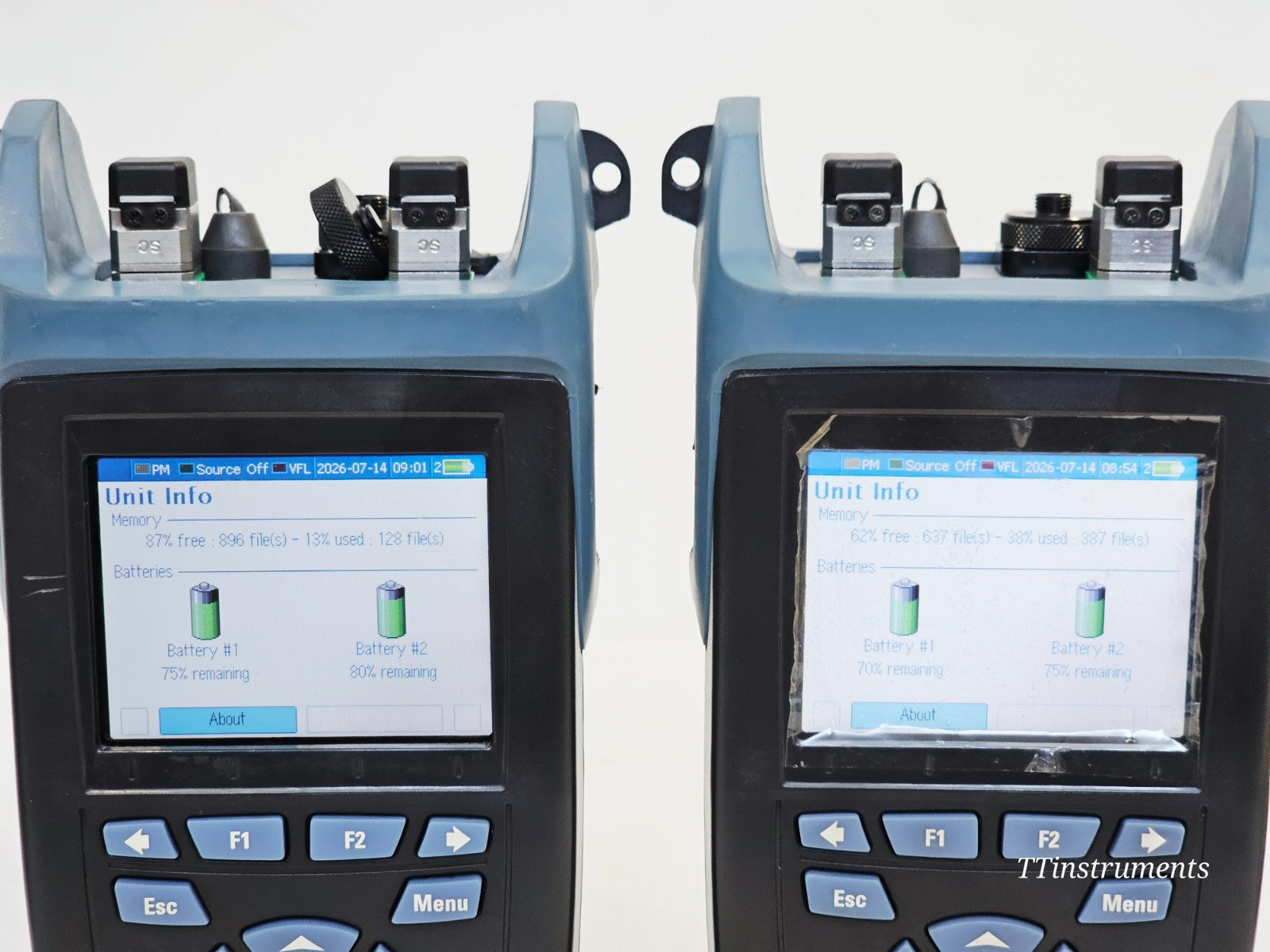 EXFO FTB-2 cosmetic condition used fibre optic OTDR test mainframe
