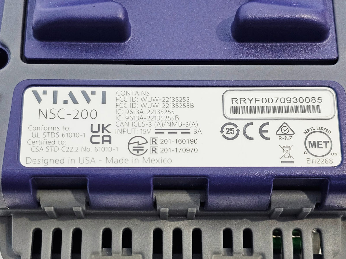NEW VIAVI NSC-200 Network & Service Companion XGSPON ETHERNET WIFI SPEEDCHECK8