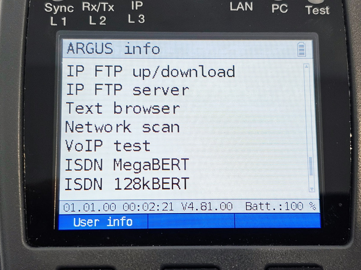 Intec Argus 166 GigE + ADSL Annex B (i) & J VDSL SHDSL ISDN Ethernet TDR & More15
