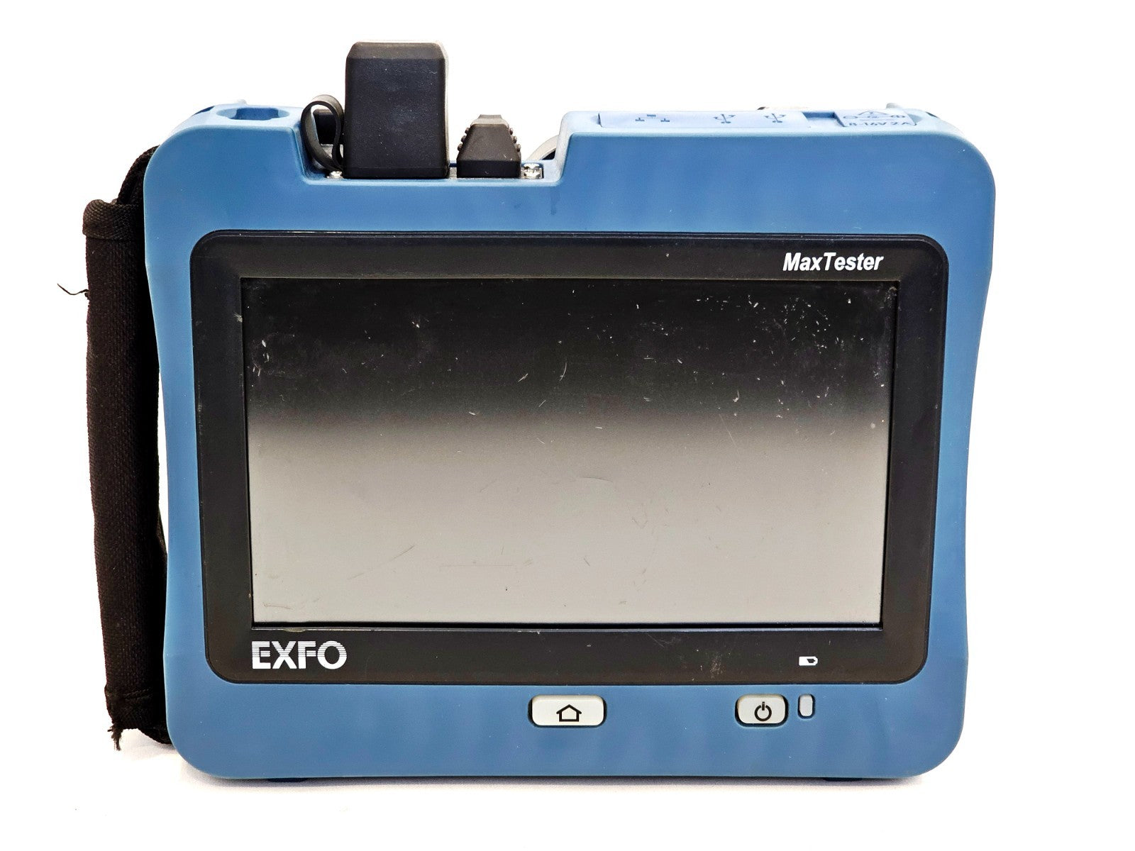 EXFO MAX-730C-SM8-EA OTDR front panel view showing display and controls