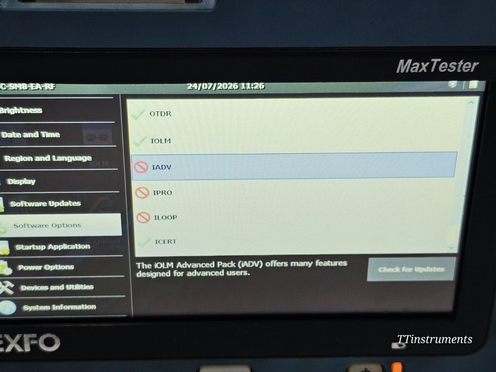 EXFO MAX-730C-SM8 MaxTester PON/Metro OTDR 1310/1550 + 1650 Live iOLM & ICERT14