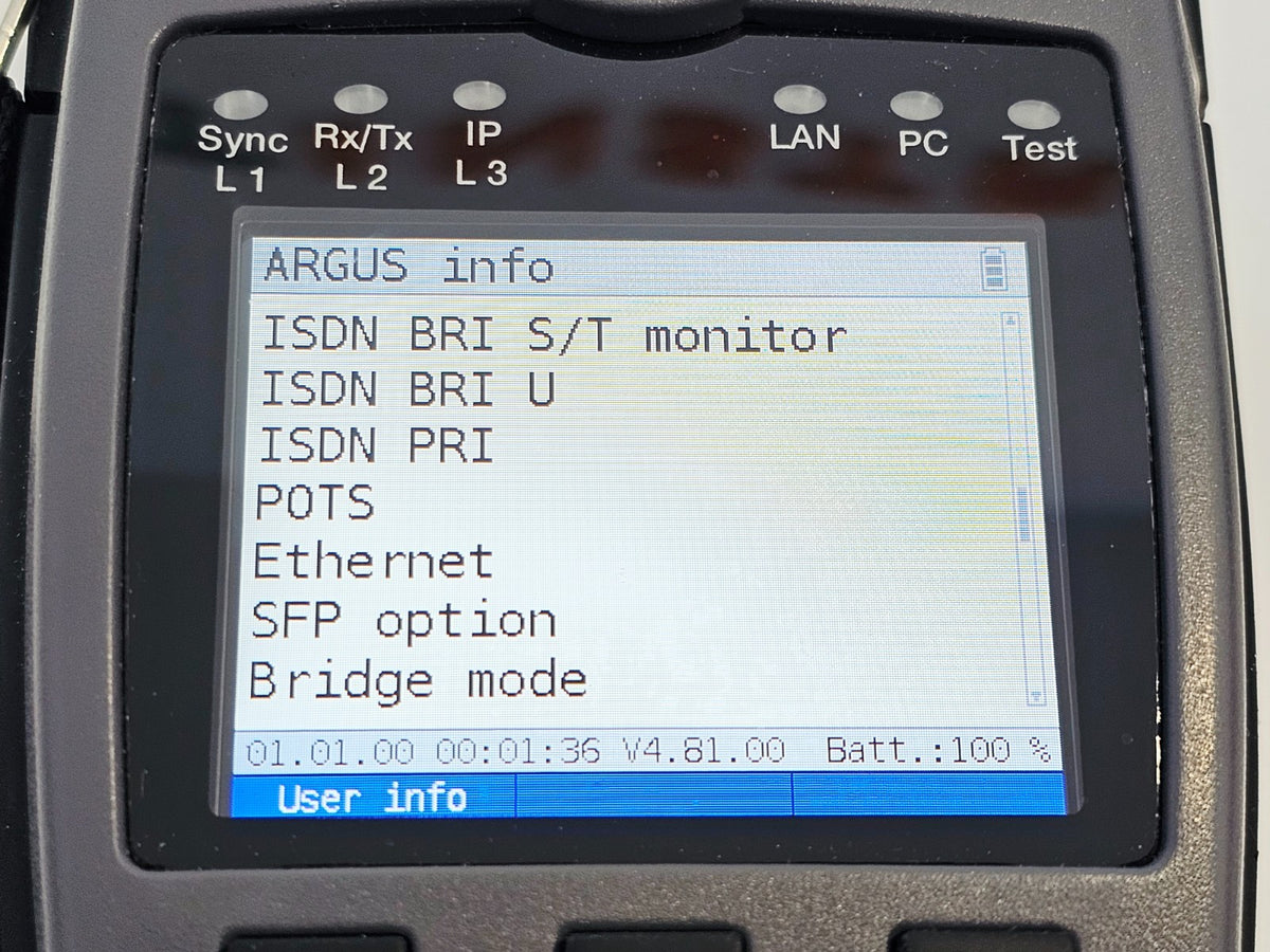 Intec Argus 166 GigE + ADSL Annex B (i) & J VDSL SHDSL ISDN Ethernet TDR & More13
