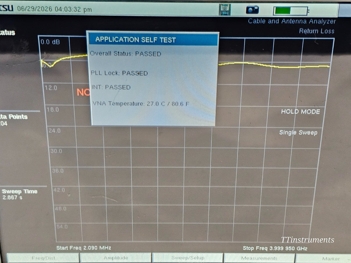 Anritsu S331E used site master overall condition cosmetic view
