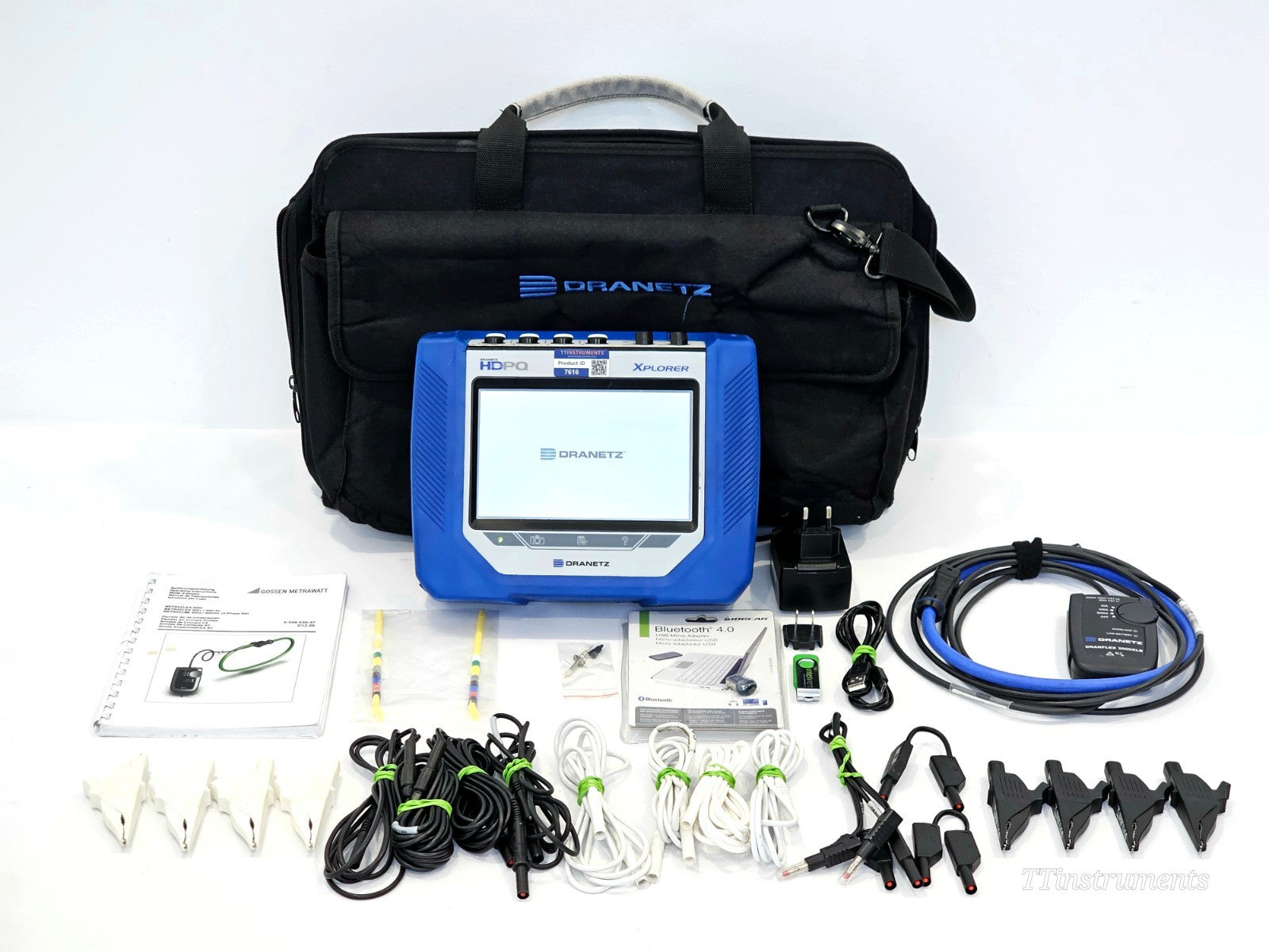 Calibrated DRANETZ power Analyzer HDPQ XPLORER with DRANFLEX 3000XLB Sensor ....