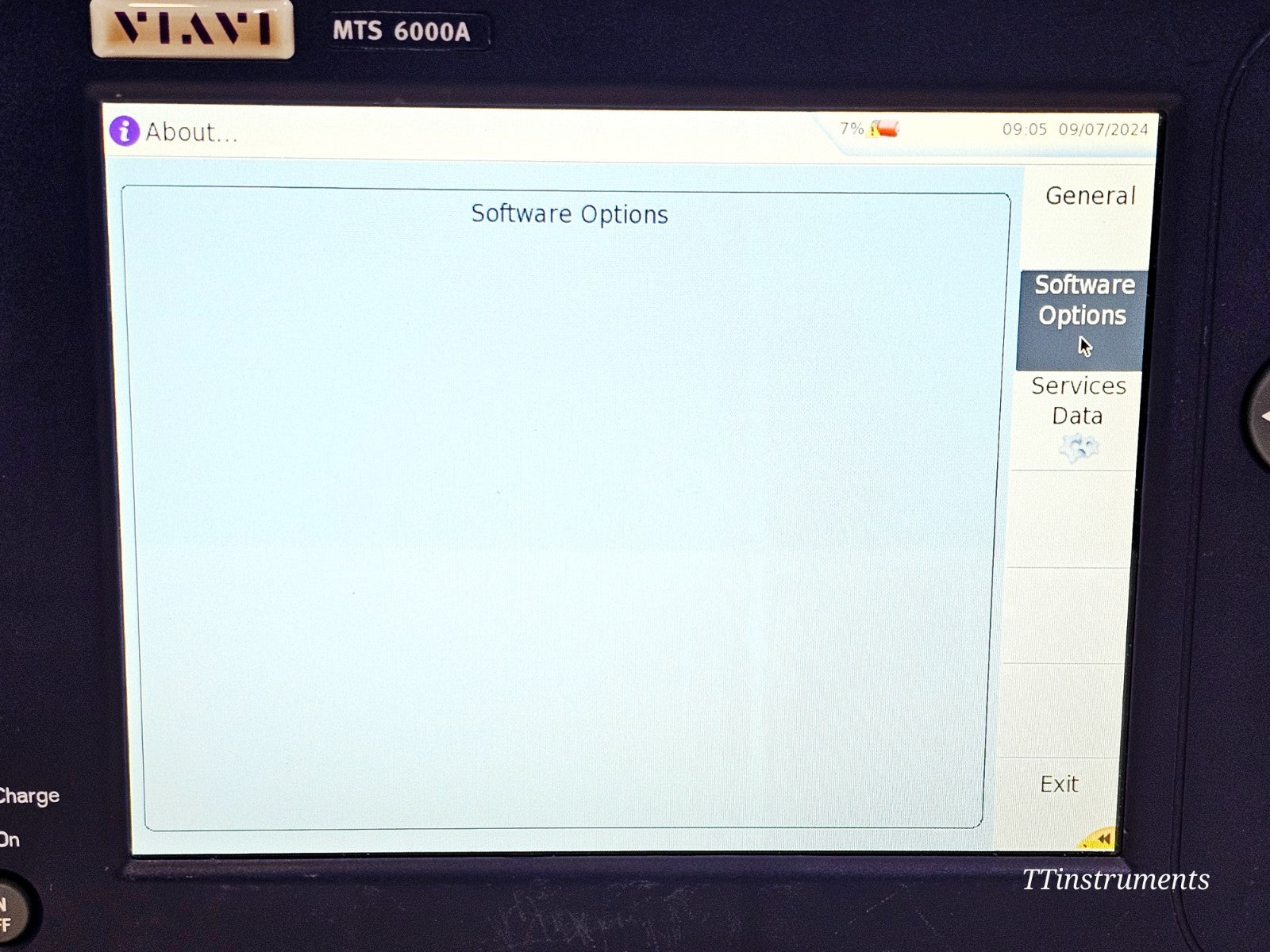 VIAVI MTS 6000A V2 Platform + 81162C 1625nm Filtered OTDR Module SC-APC 47.5 dB12