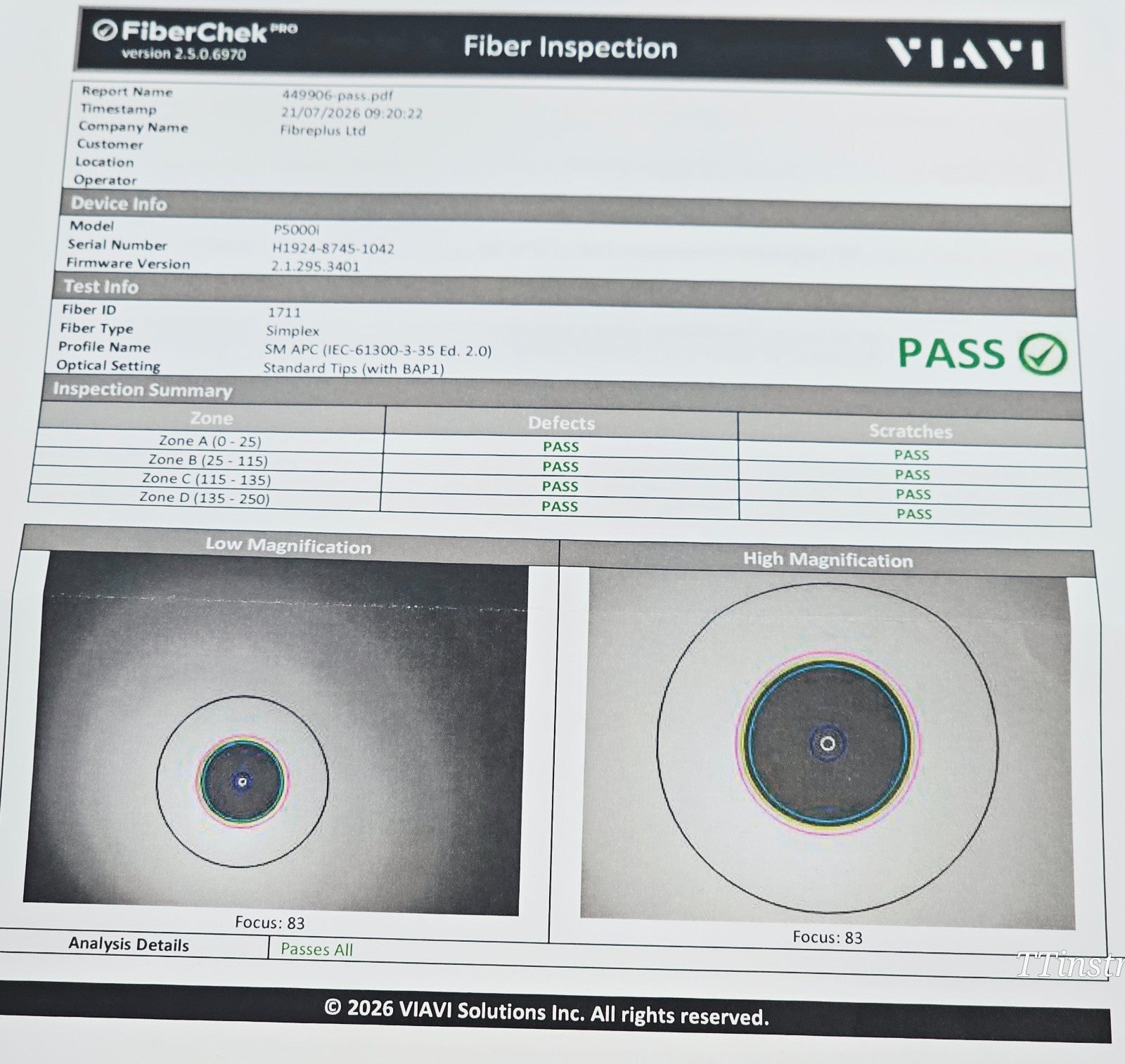 Calibrated EXFO FTB-200 with FTB-7300D SM OTDR 1310/1550/1625 nm FTB-7300D-234B1