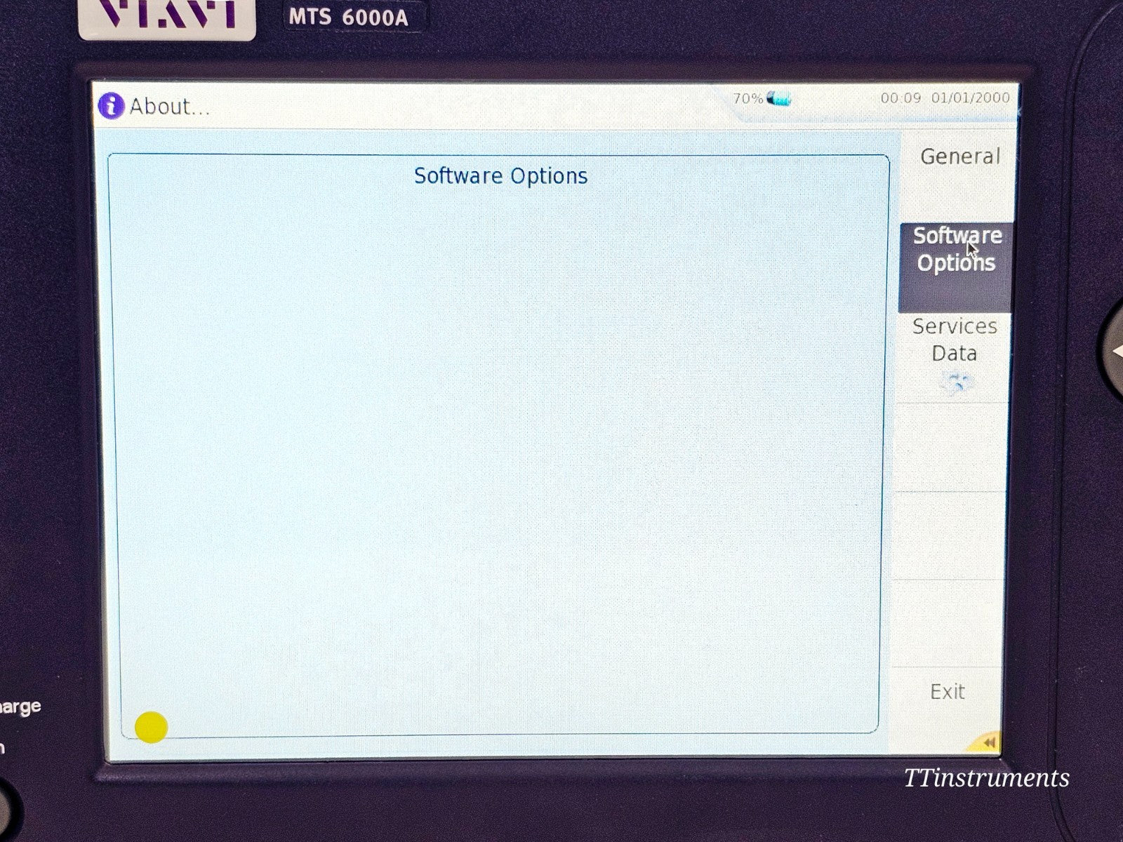VIAVI MTS 6000A V2 Platform + 81165C 1650 nm Filtered OTDR Module SC-APC 46 dB12