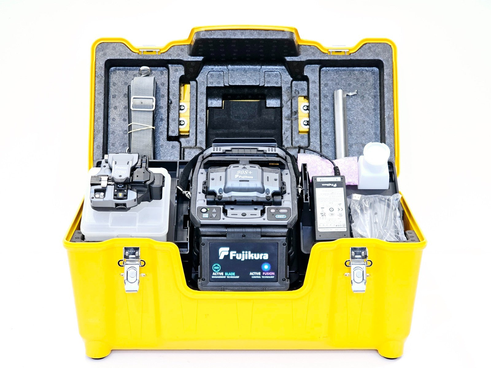 Serviced Fujikura 90S+ Fibre Optic Fusion Splicer + CT-50 Cleaver - ARC ONLY 115