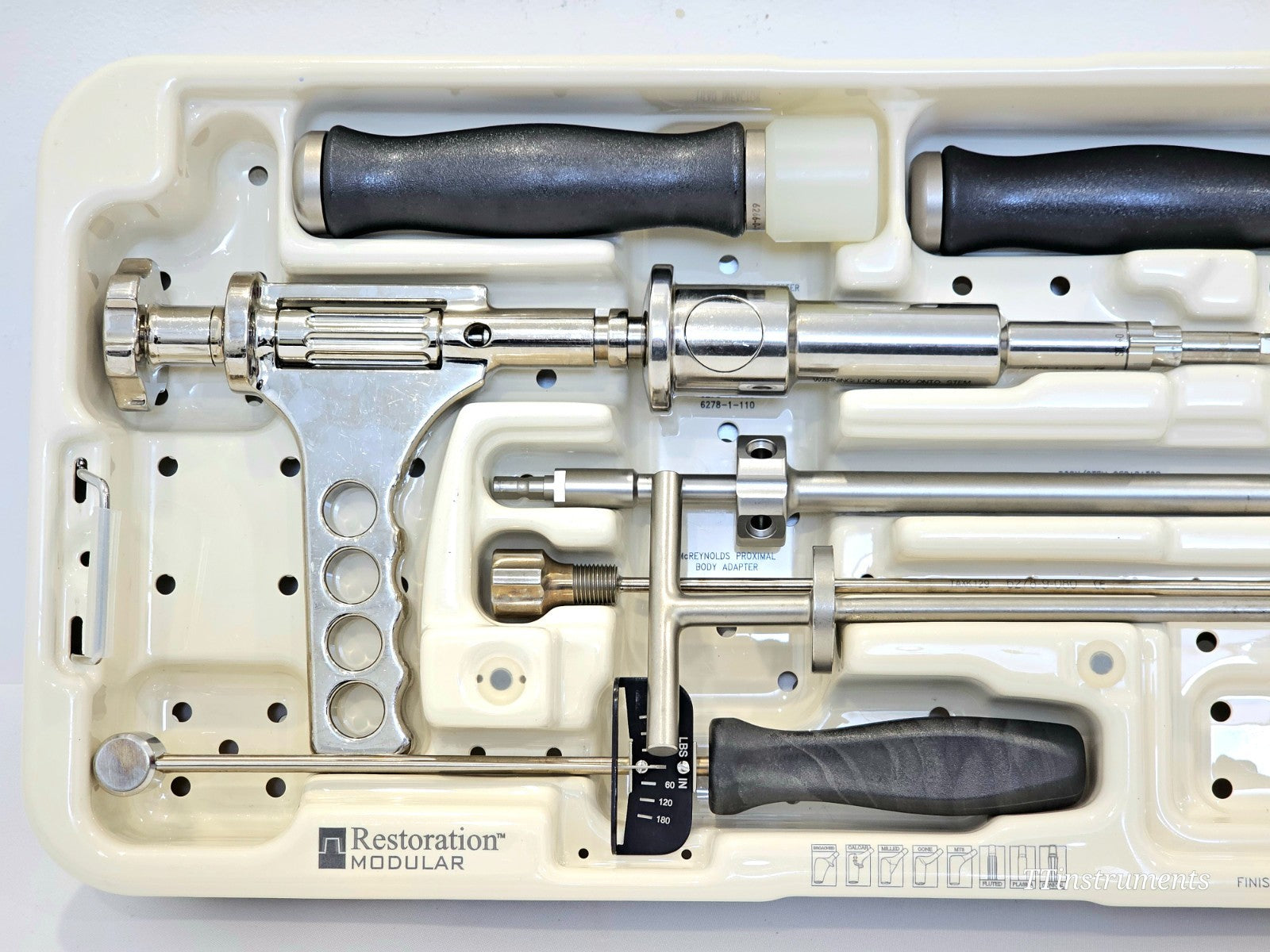 Stryker Restoration Modular Finishing Instrument Tray 6278-9-970