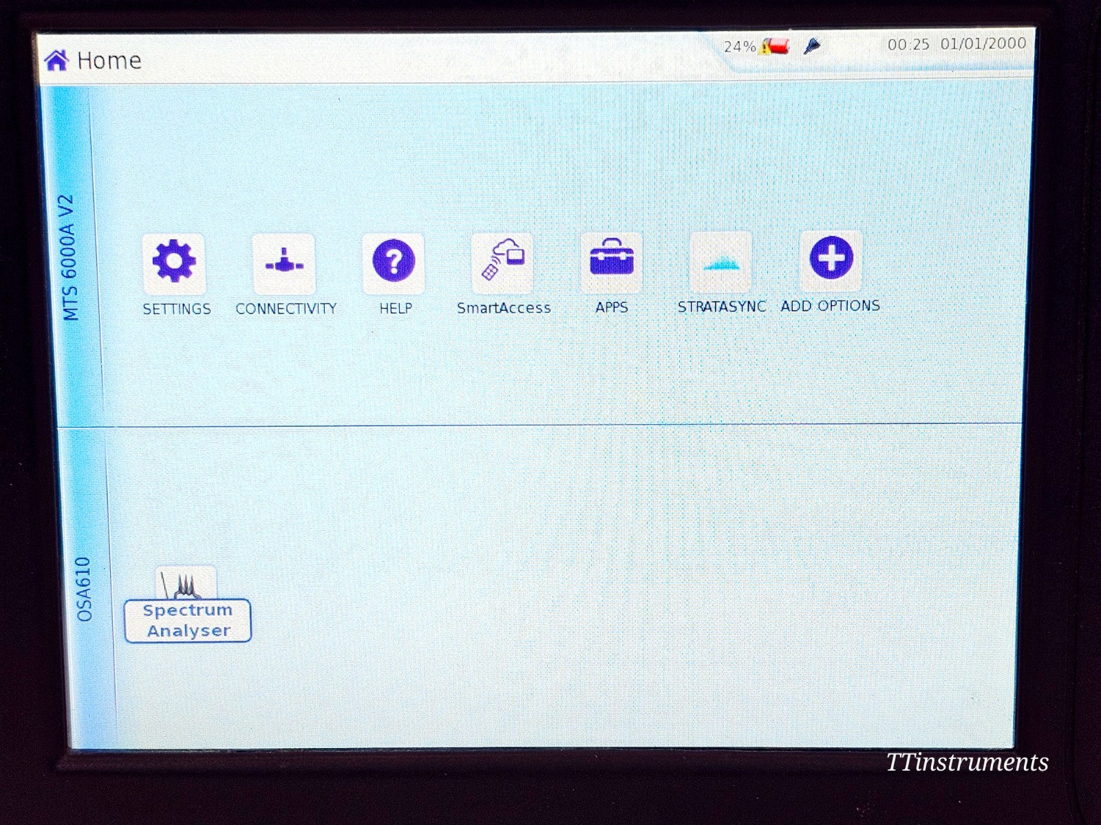 Calibrated Viavi MTS 6000A V2 OSA-610 High Resolution C-Band Optical Spectrum An