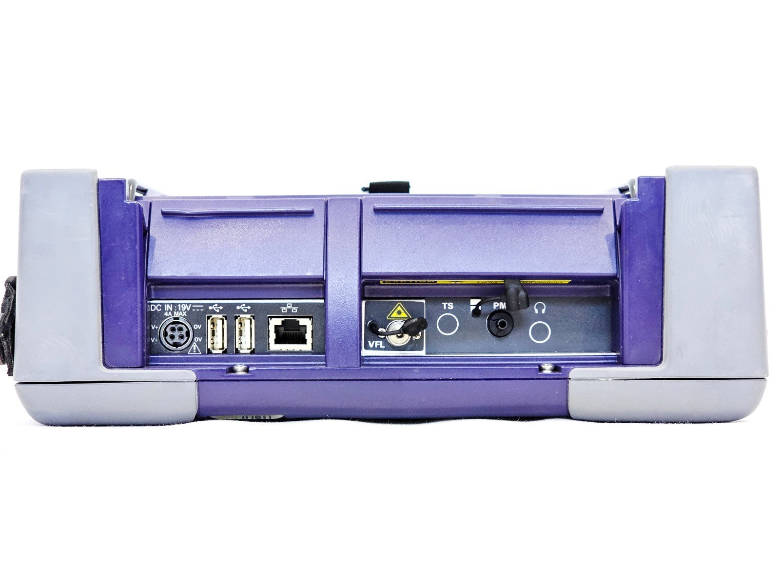 VIAVI MTS OTDR top view showing overall unit condition and layout