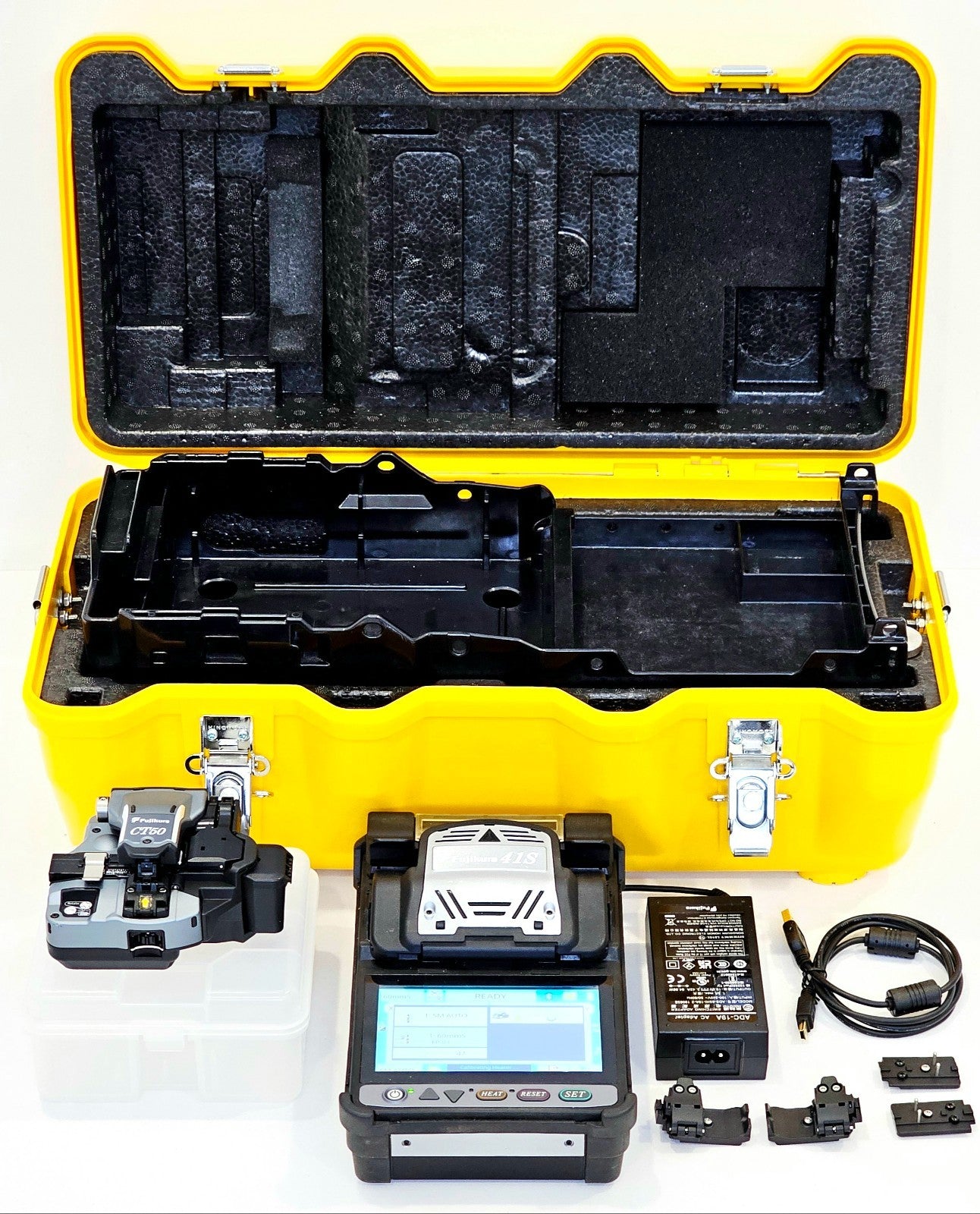 Serviced Fujikura 41S Active Cladding Fusion Splicer + CT-50 Cleaver ARC 1607