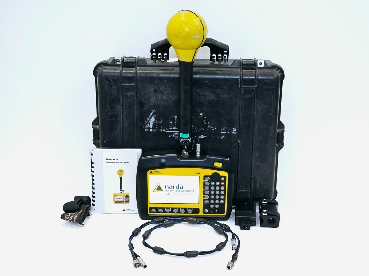Narda SRM-3006 Selective Radiation Meter 3006/01 + 3501/03 Probe 27MHz - 3GHz0
