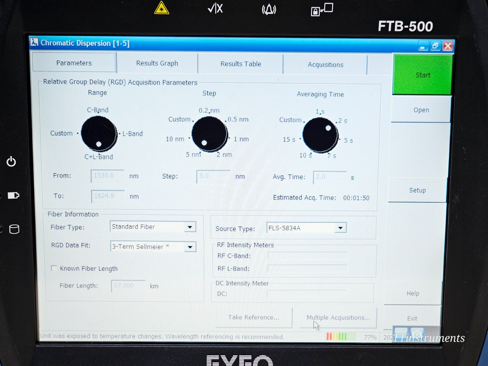 EXFO FTB-500 with FTB-5500B PMD & FTB-5800 CD Analyzer + FLS-5834A Light Source16