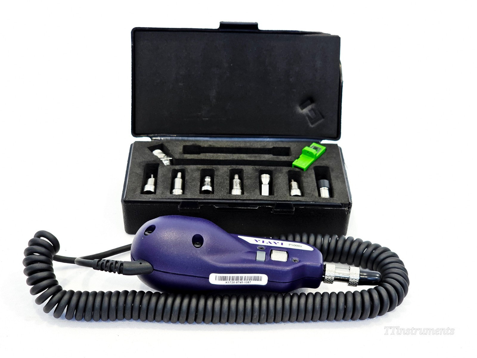 Viavi JDSU P5000i Fiber Inspection Scope + 8x  Tips Patchcord & Bulkhead PC APC0