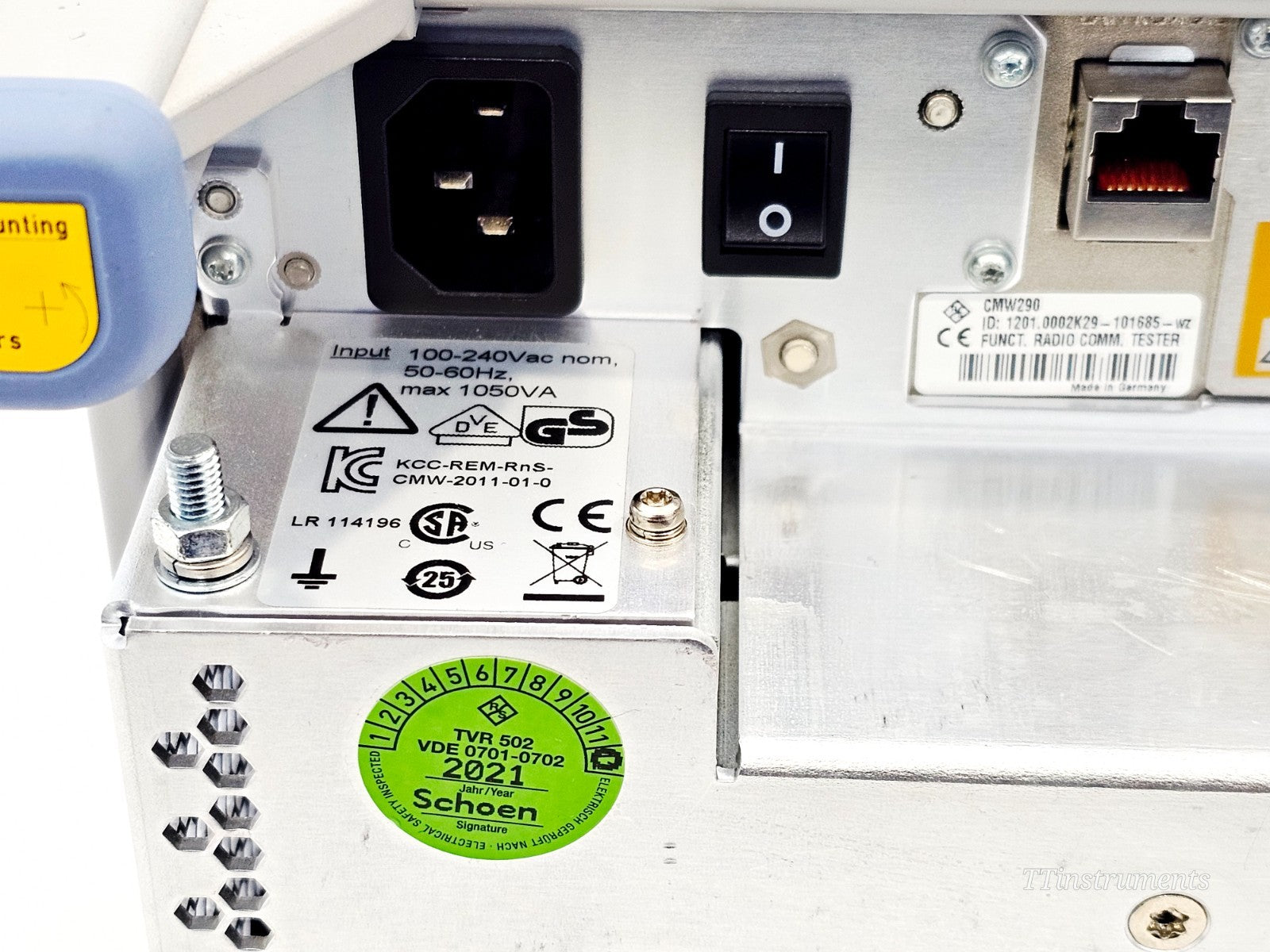 Rohde & Schwarz CMW290 Radio Communication Tester 1201.0002K29 RF Test Signal +