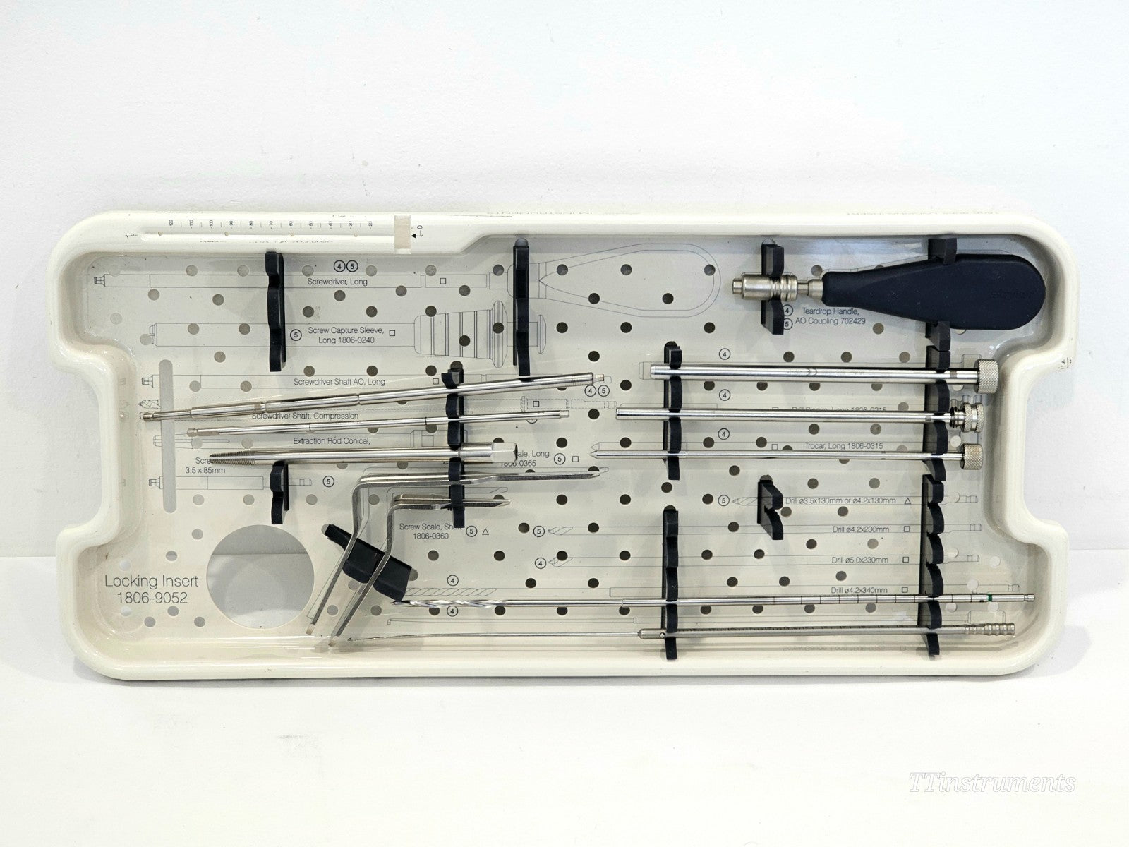 Stryker Instrument Set For T2 Basic Long Incomplete