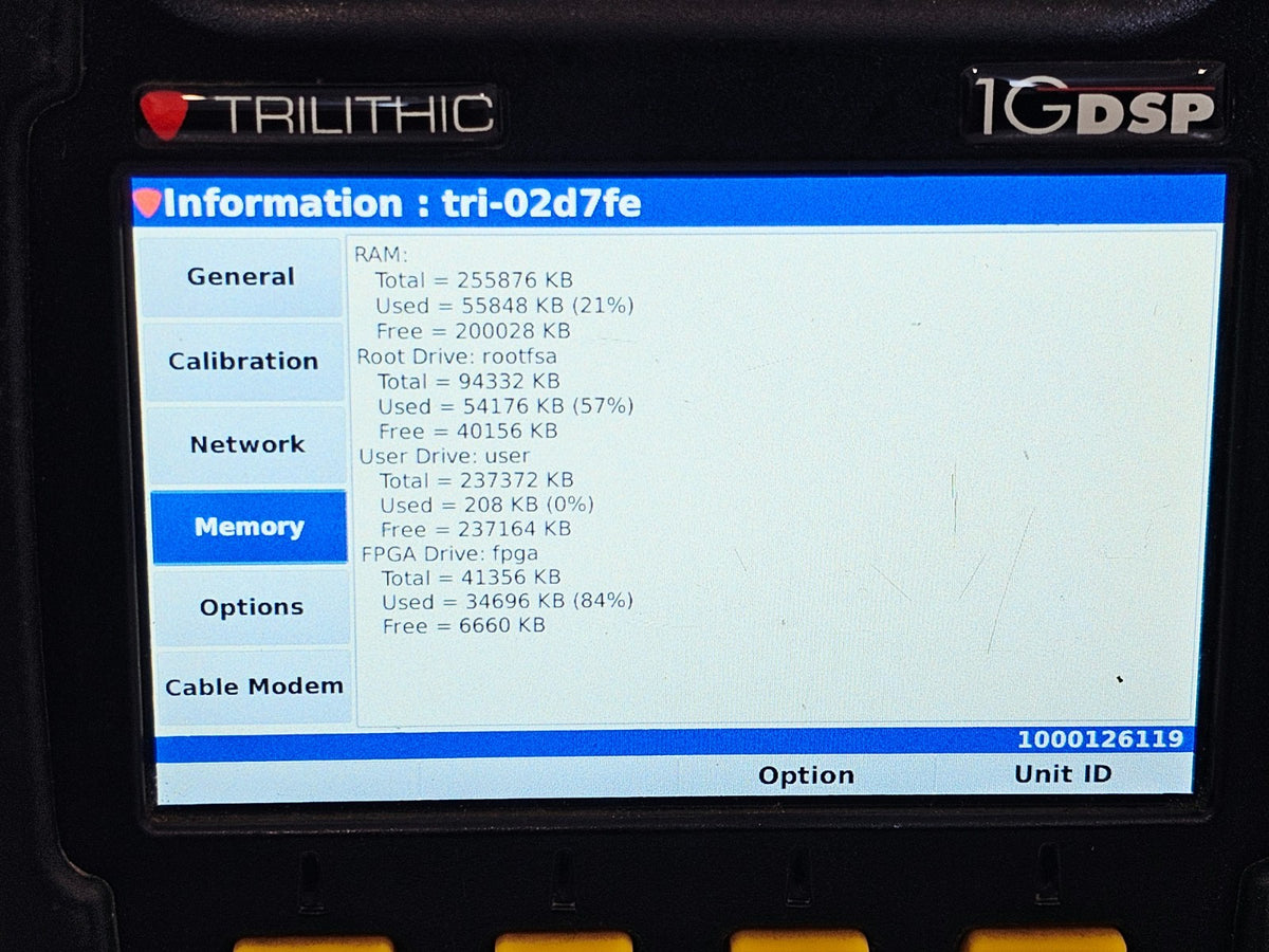 Viavi Trilithic 1G DSP Field Meter with Multiple Options 1GDSP DualRF13