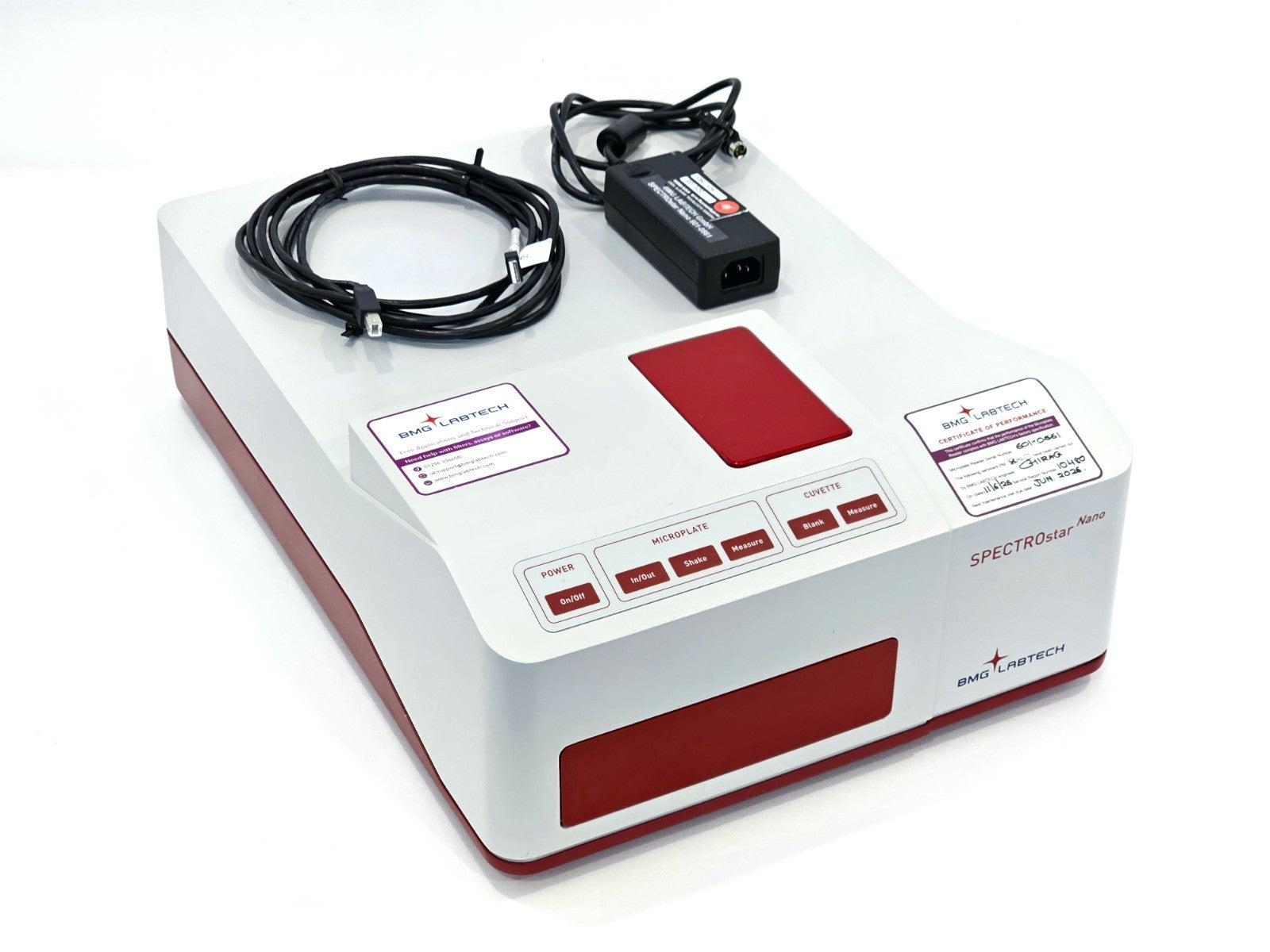 Serviced BMG LABTECH SPECTROstar Nano Microplate Reader