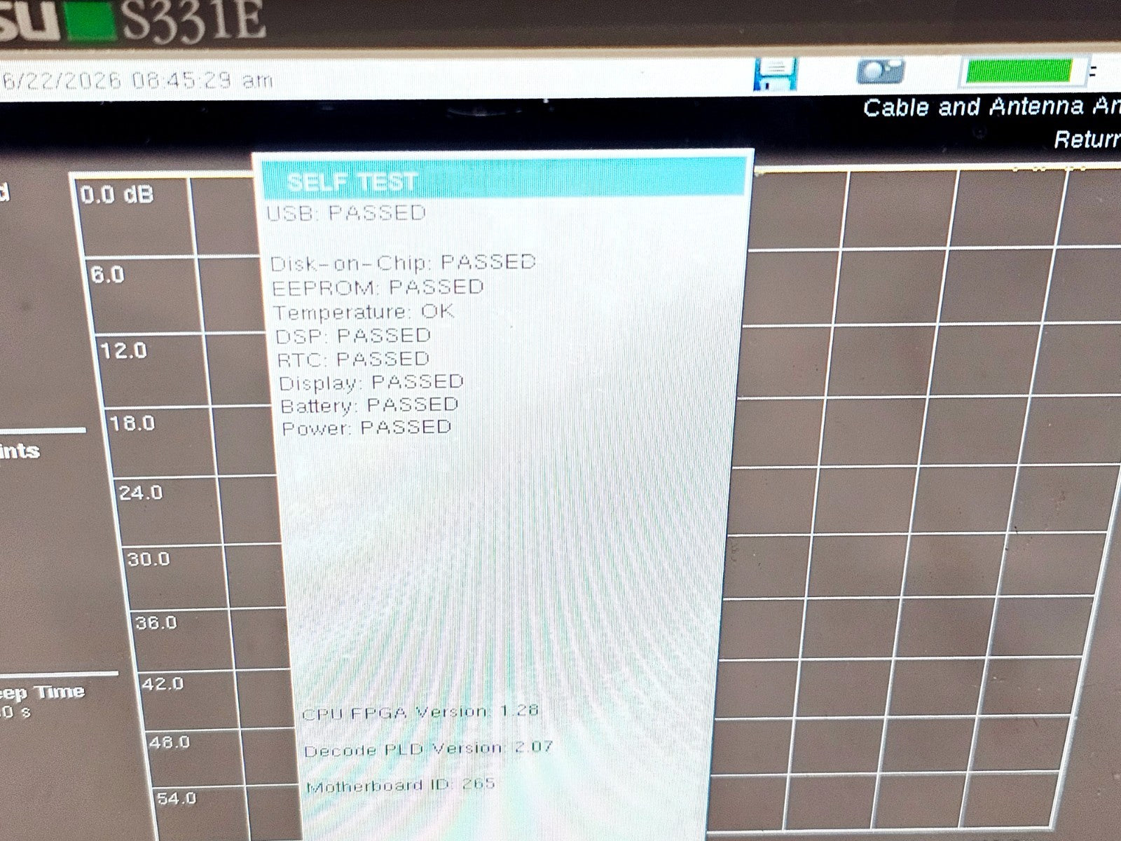 Anritsu S331E full unit overview used site master with accessories