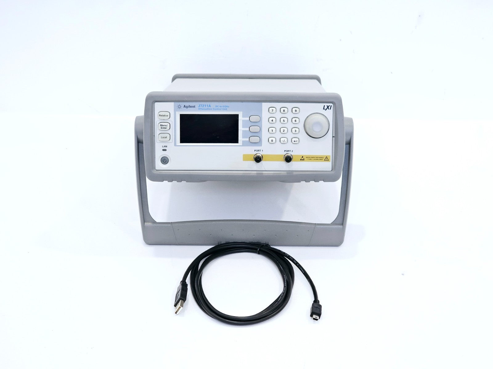 Keysight Agilent J7211A Attenuation Control Unit DC to 6 GHz 121 dB 1 dB Step