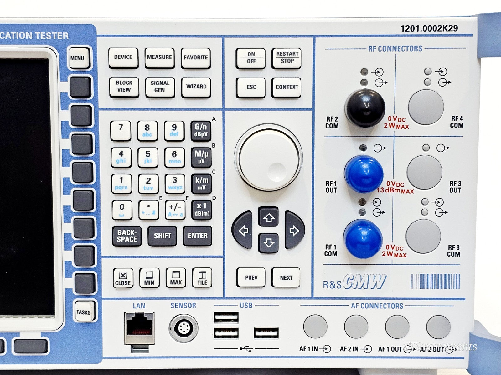 Rohde & Schwarz CMW290 Radio Communication Tester 1201.0002K29 RF Test Signal +